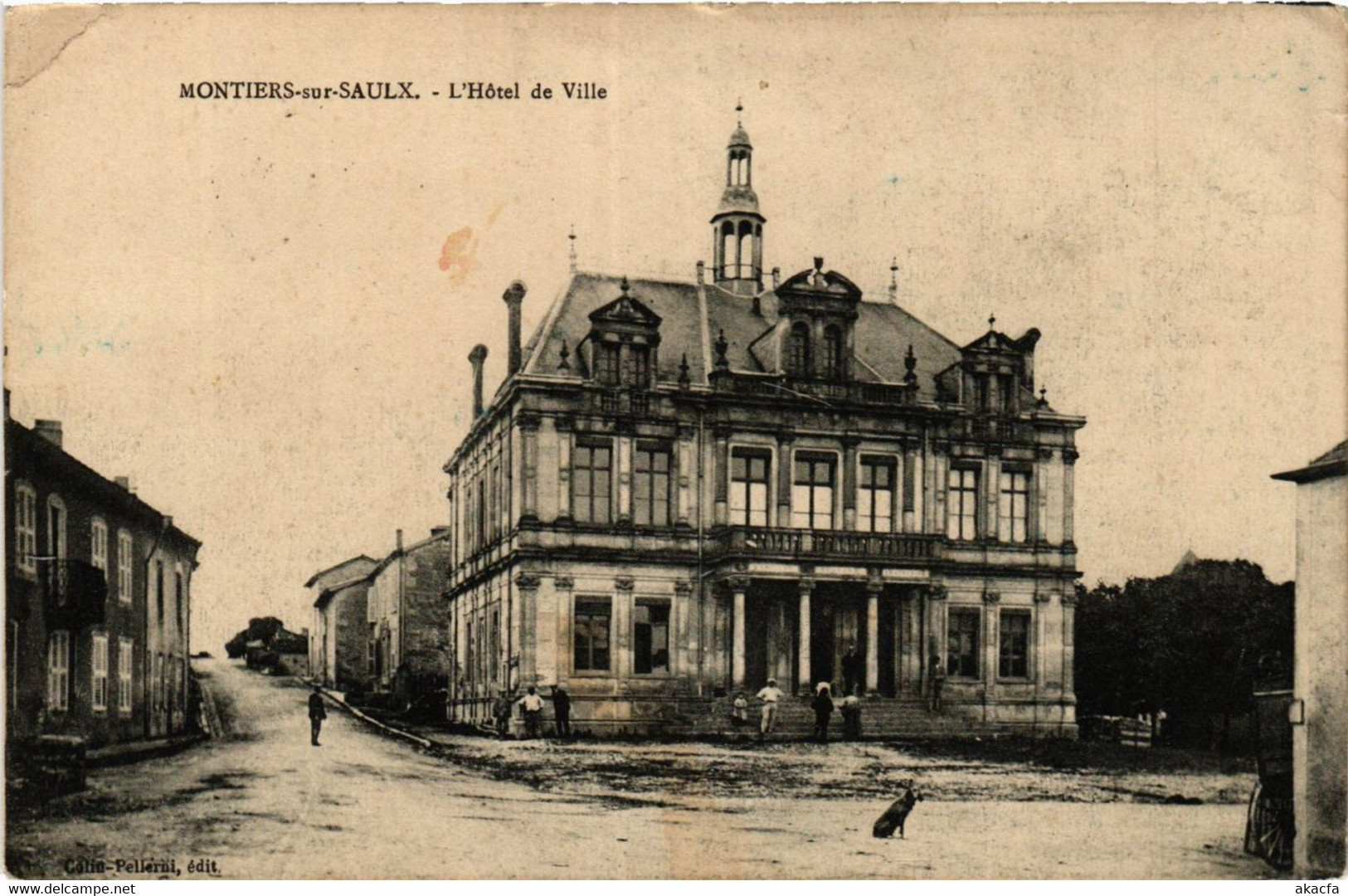 CPA MONTIERS-sur-SAULX - L'Hotel De Ville (391577) - Montiers Sur Saulx