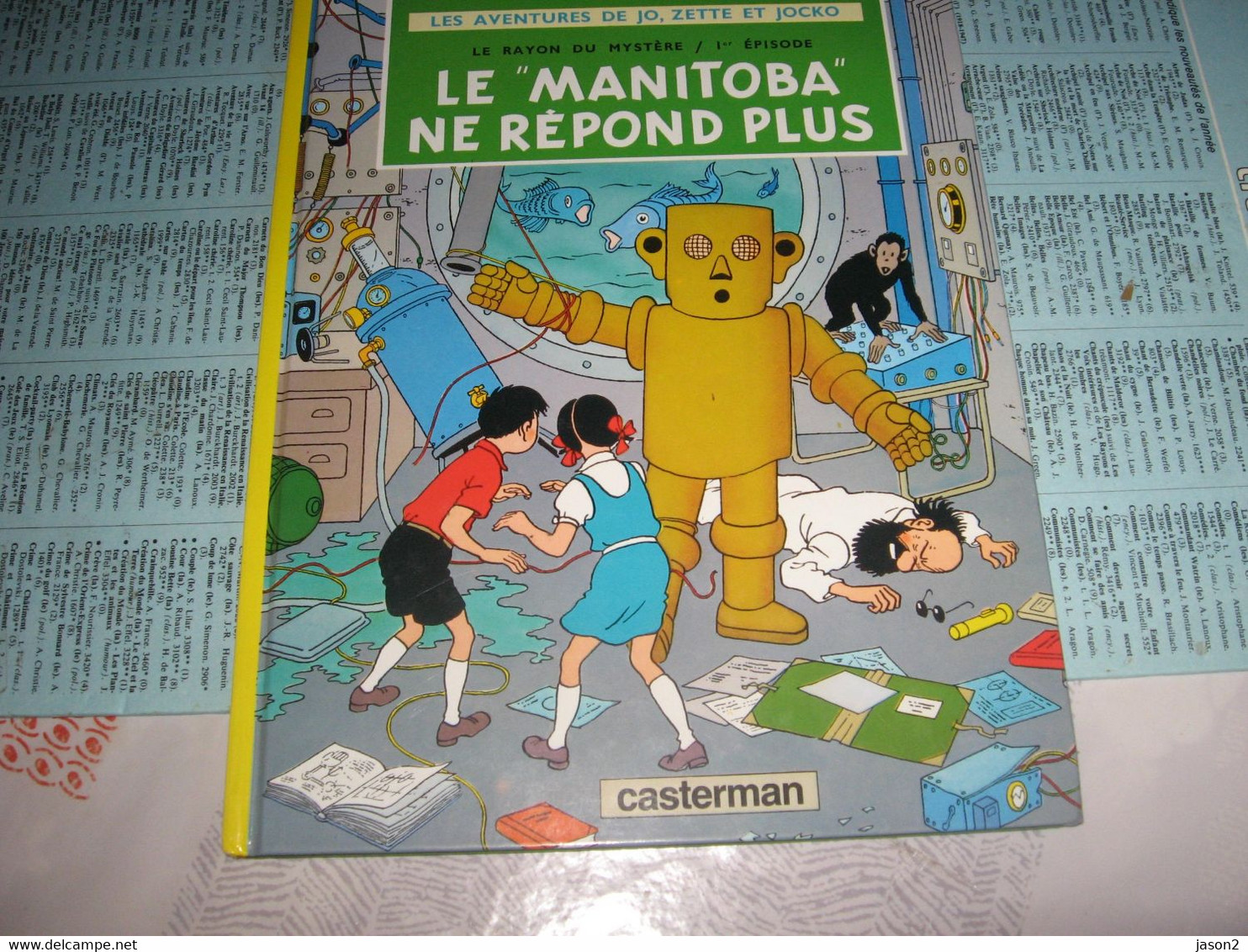 BD HERGE JO ZETTE ET JOCKO LE MANITOBA NE REPONDS PLUS CASTERMAN 1980 - Hergé