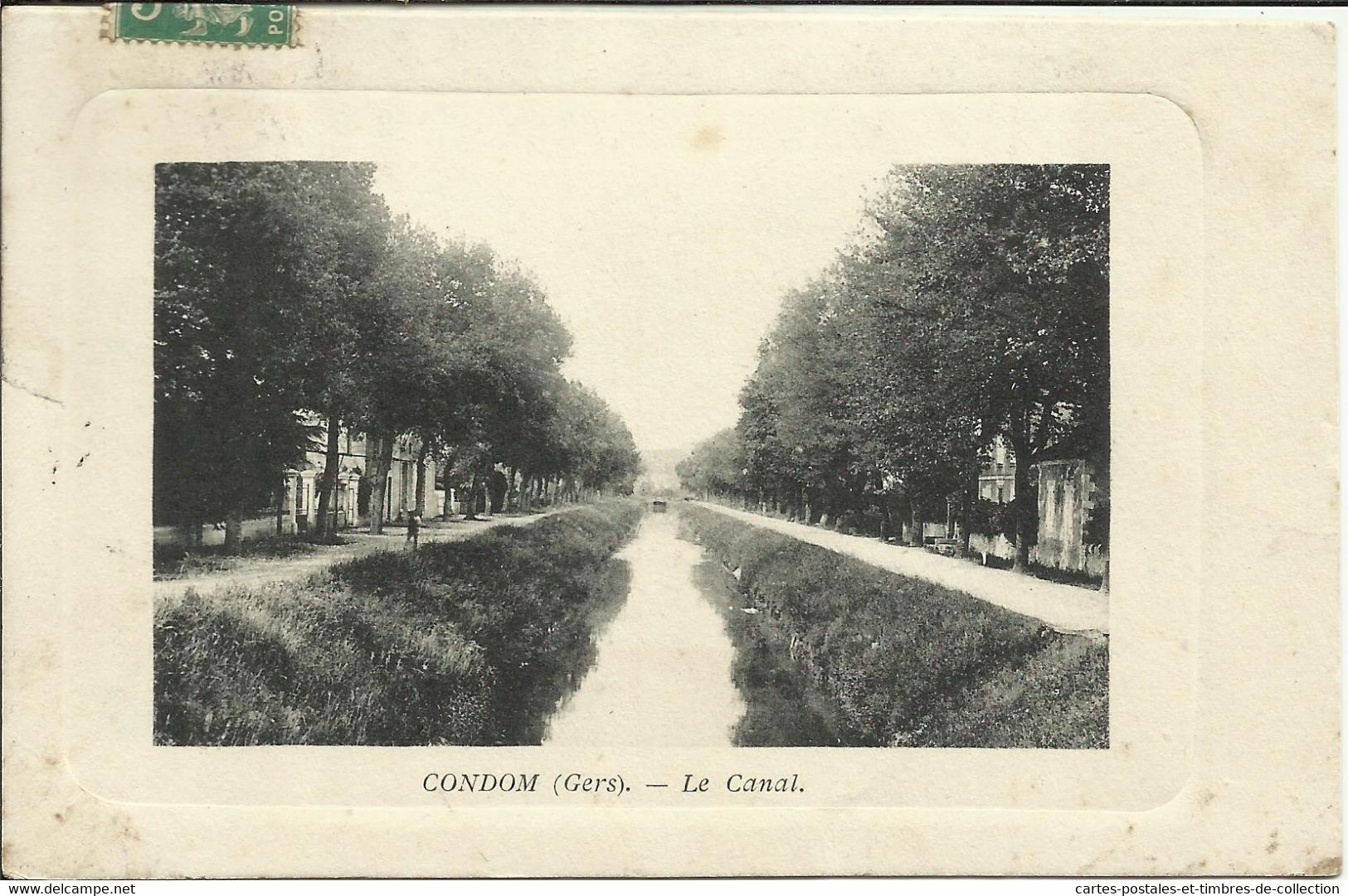 CONDOM ( Gers ), Le Canal , 1912 , Cliché: J. Tapie , µ - Condom