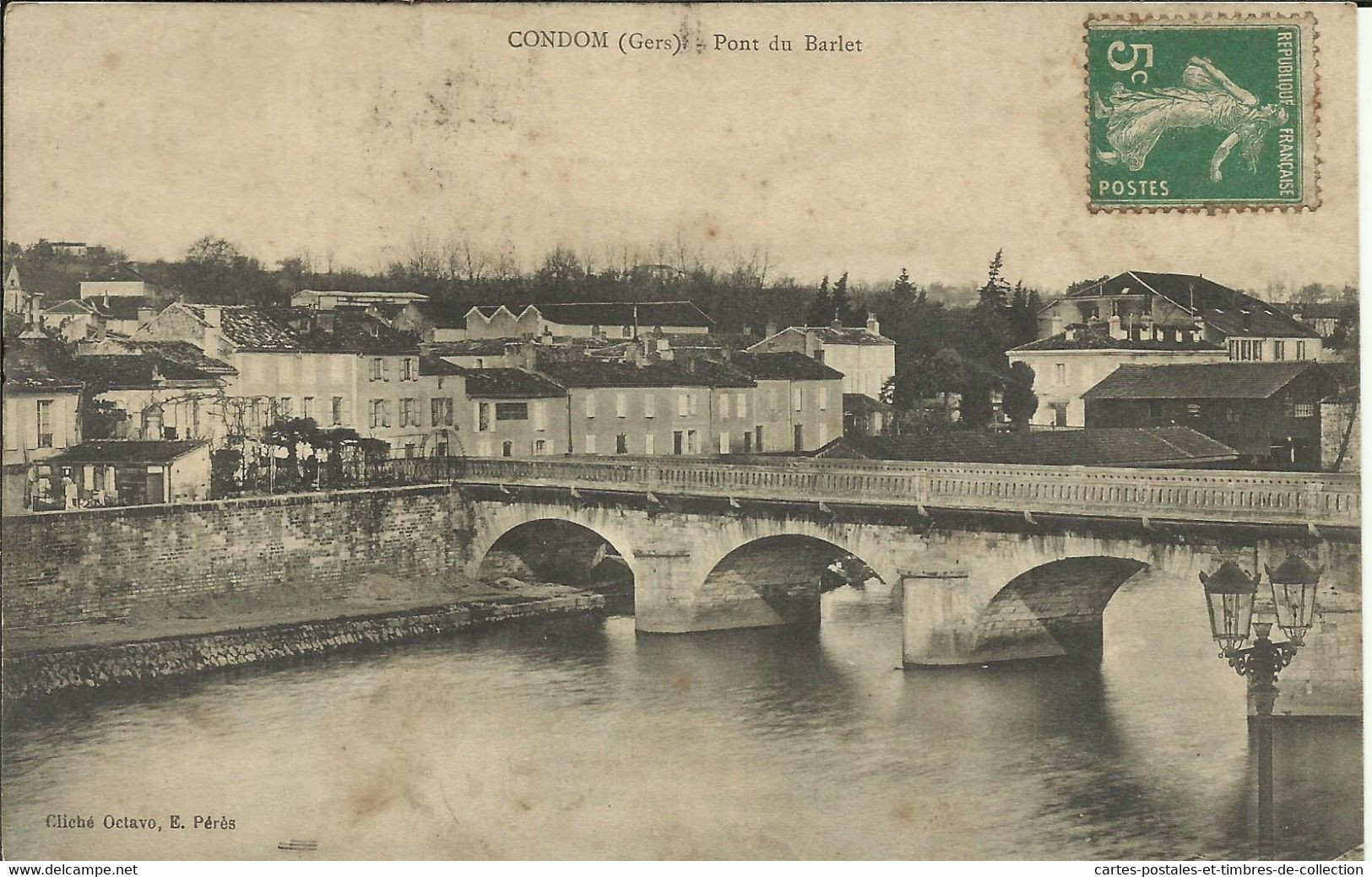 CONDOM ( Gers ), Pont Du Barlet , 1912 , µ - Condom