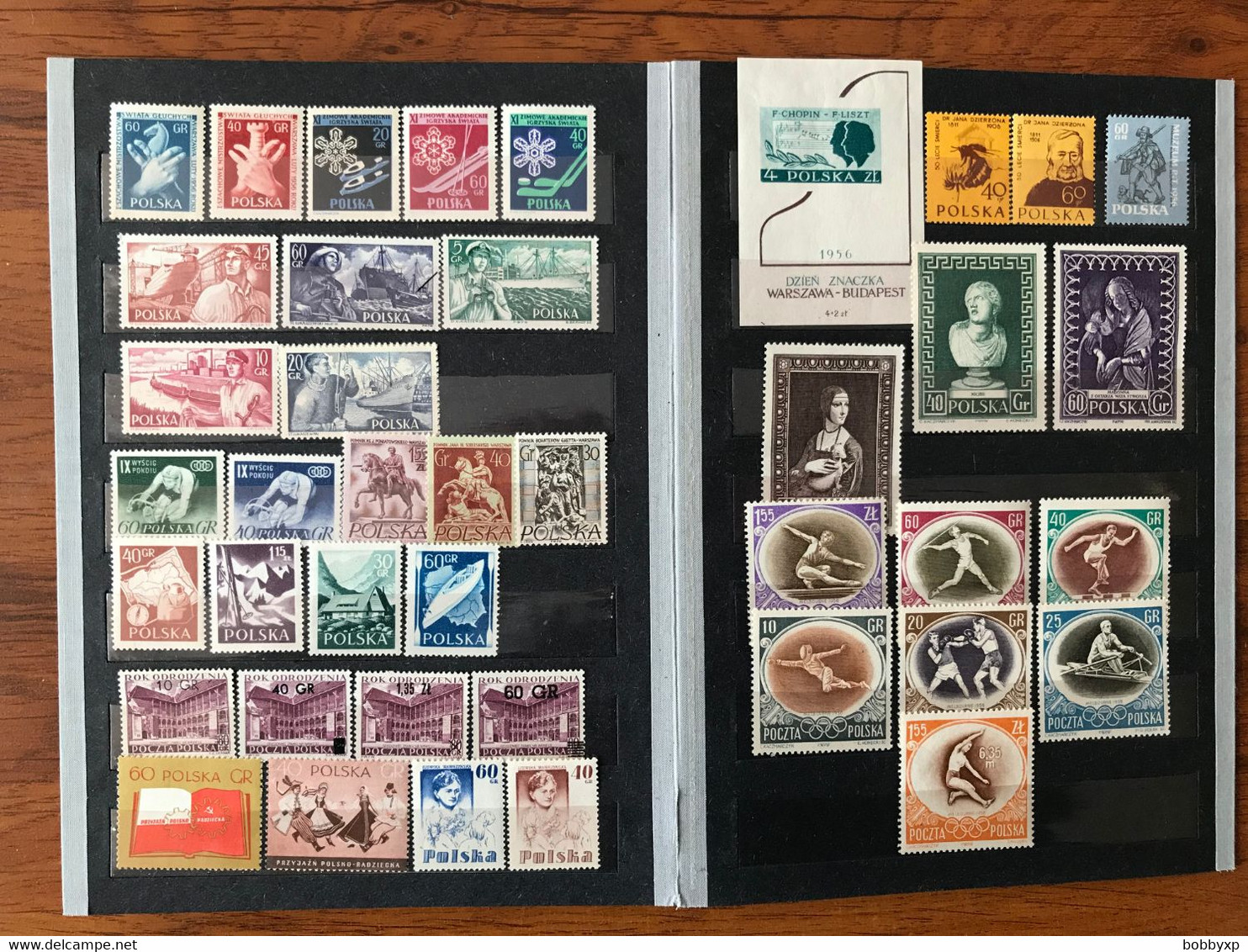 Poland 1956. Complete Year Set. 40 Stamps & 1 Block. MNH - Full Years