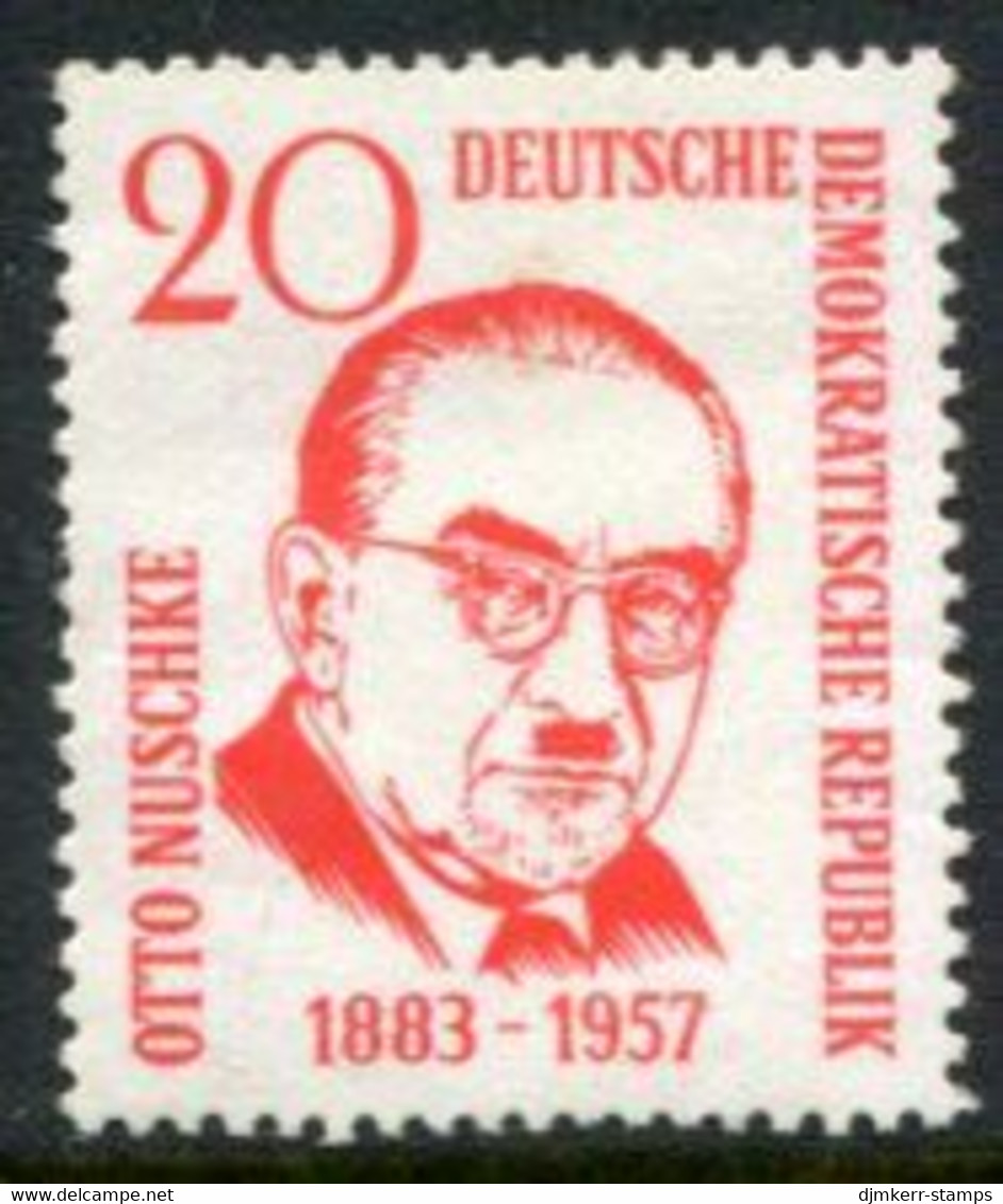 DDR / E. GERMANY 1958 Otto Nuschke MNH / **.  Michel  671 - Ungebraucht
