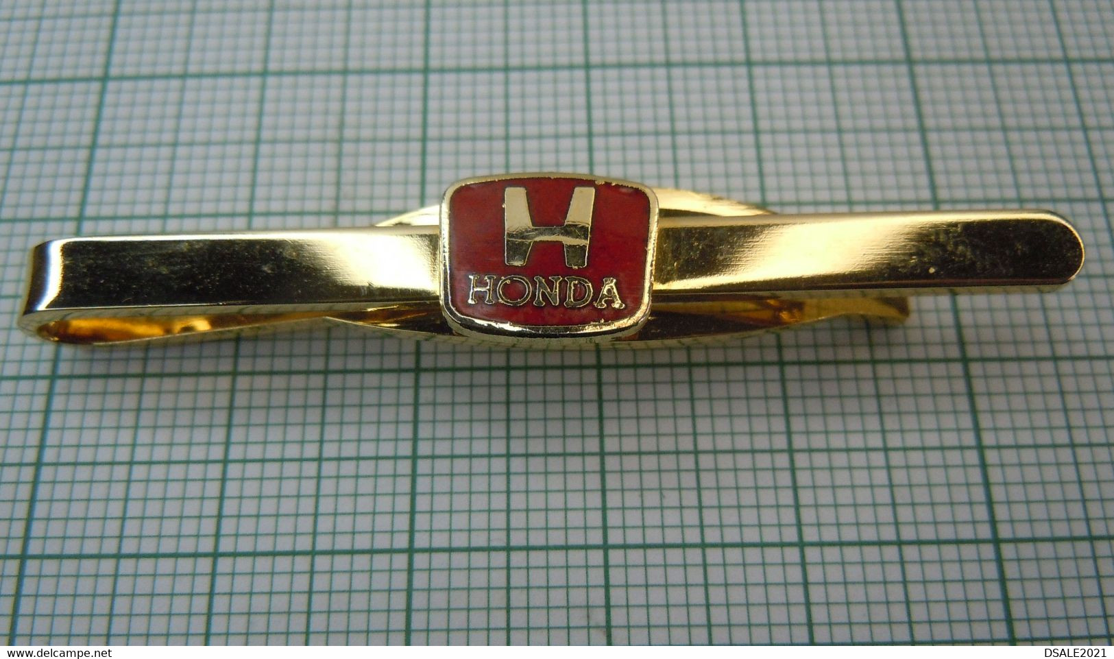 Vintage HONDA Car, Automobile, Motorcycle, Company Logo Logo Tie Bar Clip Enamel (ds709) - Honda