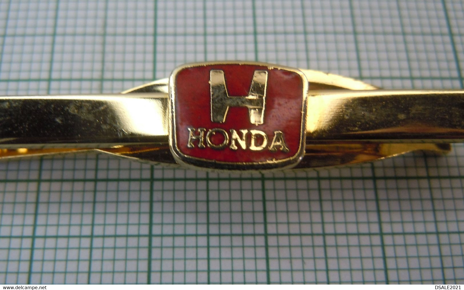 Vintage HONDA Car, Automobile, Motorcycle, Company Logo Logo Tie Bar Clip Enamel (ds709) - Honda