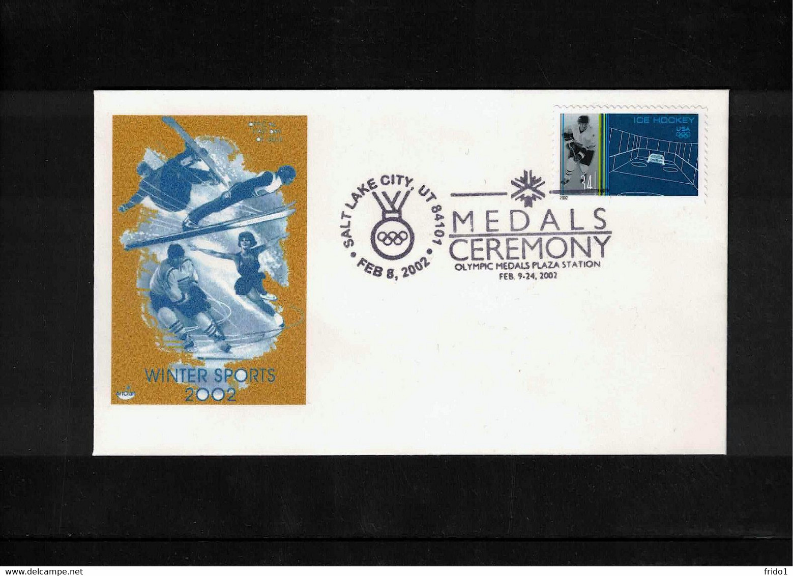 USA  2002 Olympic Games Salt Lake City Medals Ceremonies Interesting Cover - Winter 2002: Salt Lake City