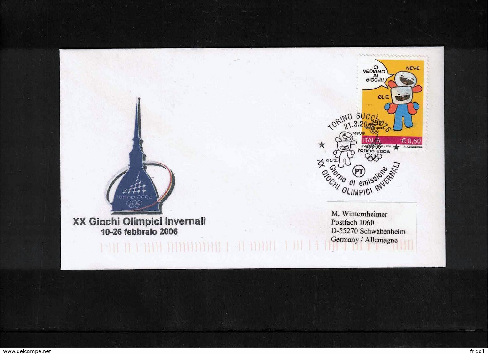 Italy / Italia 2006 Olympic Games Torino 4 Interesting Covers FDC - Invierno 2006: Turín