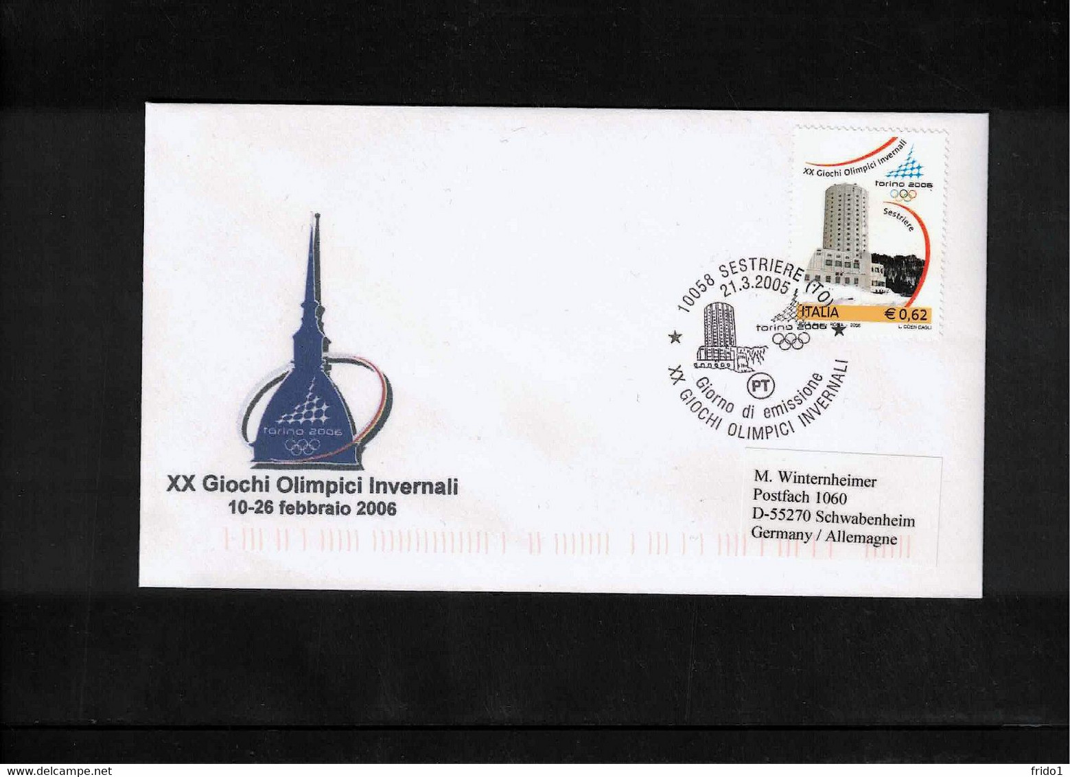 Italy / Italia 2006 Olympic Games Torino 4 Interesting Covers FDC - Winter 2006: Turin