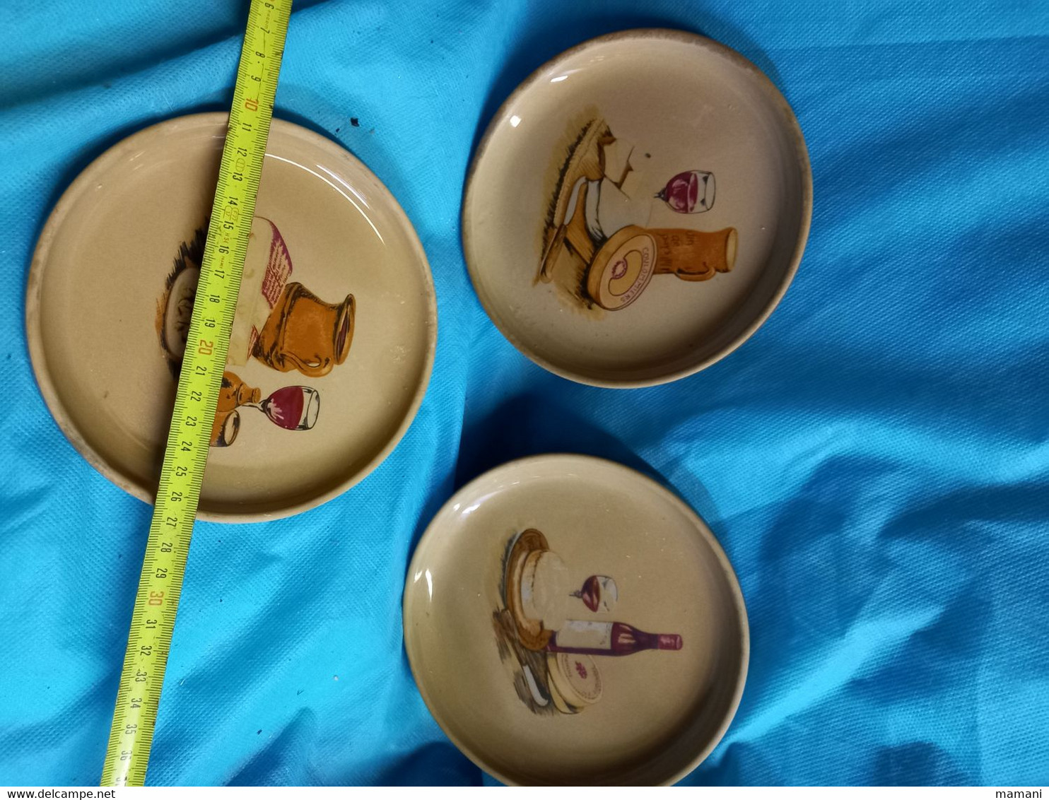 3 Assiettes Gien - Plates