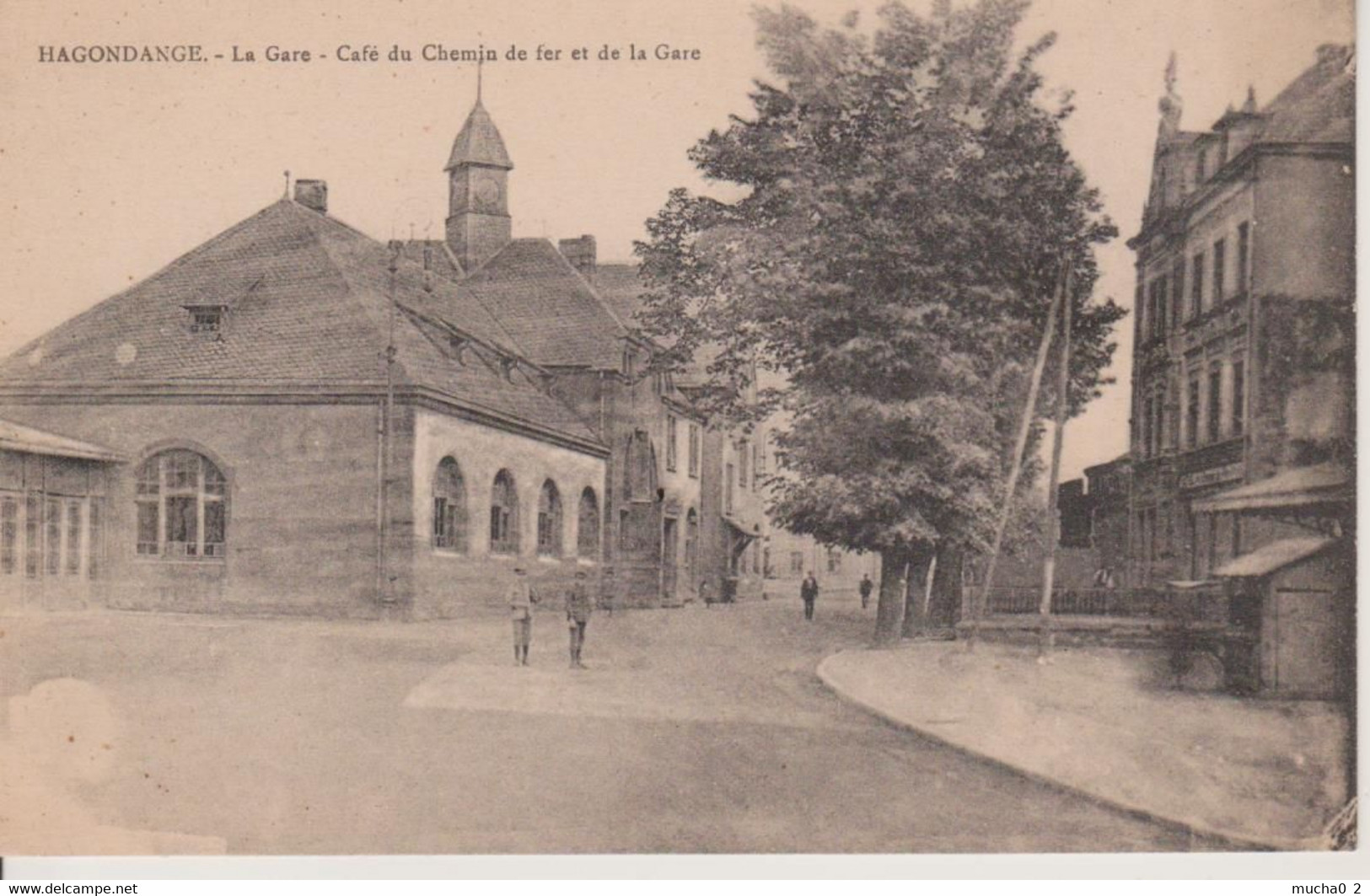 HAGONDANGE - LA GARE - CAFE DU CHEMIN DE FER ET DE LA GARE - Hagondange