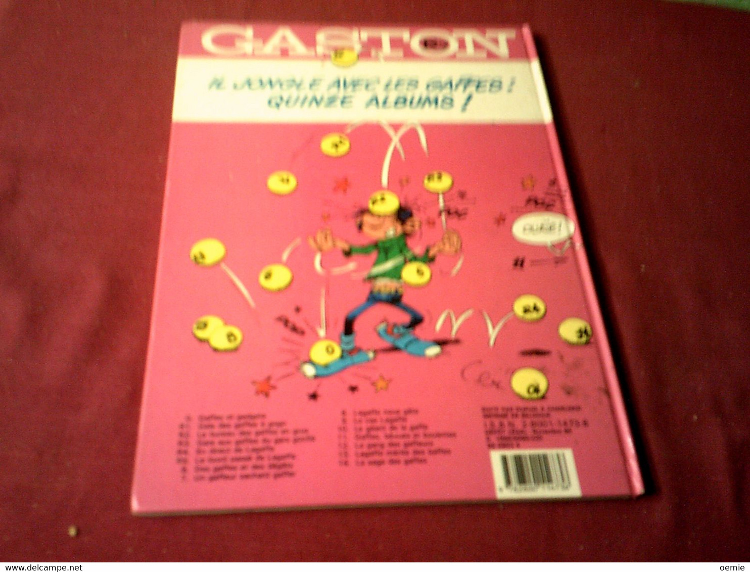 GASTON  LE LOURD PASSE DE LAGAFFE  1986 - Gaston