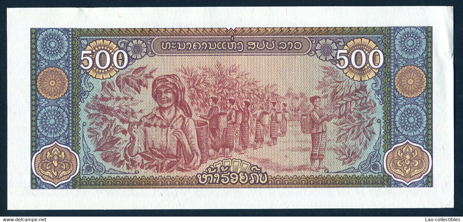 LAOS-NEW-Billet De Banque500 Kip 2015 - Laos