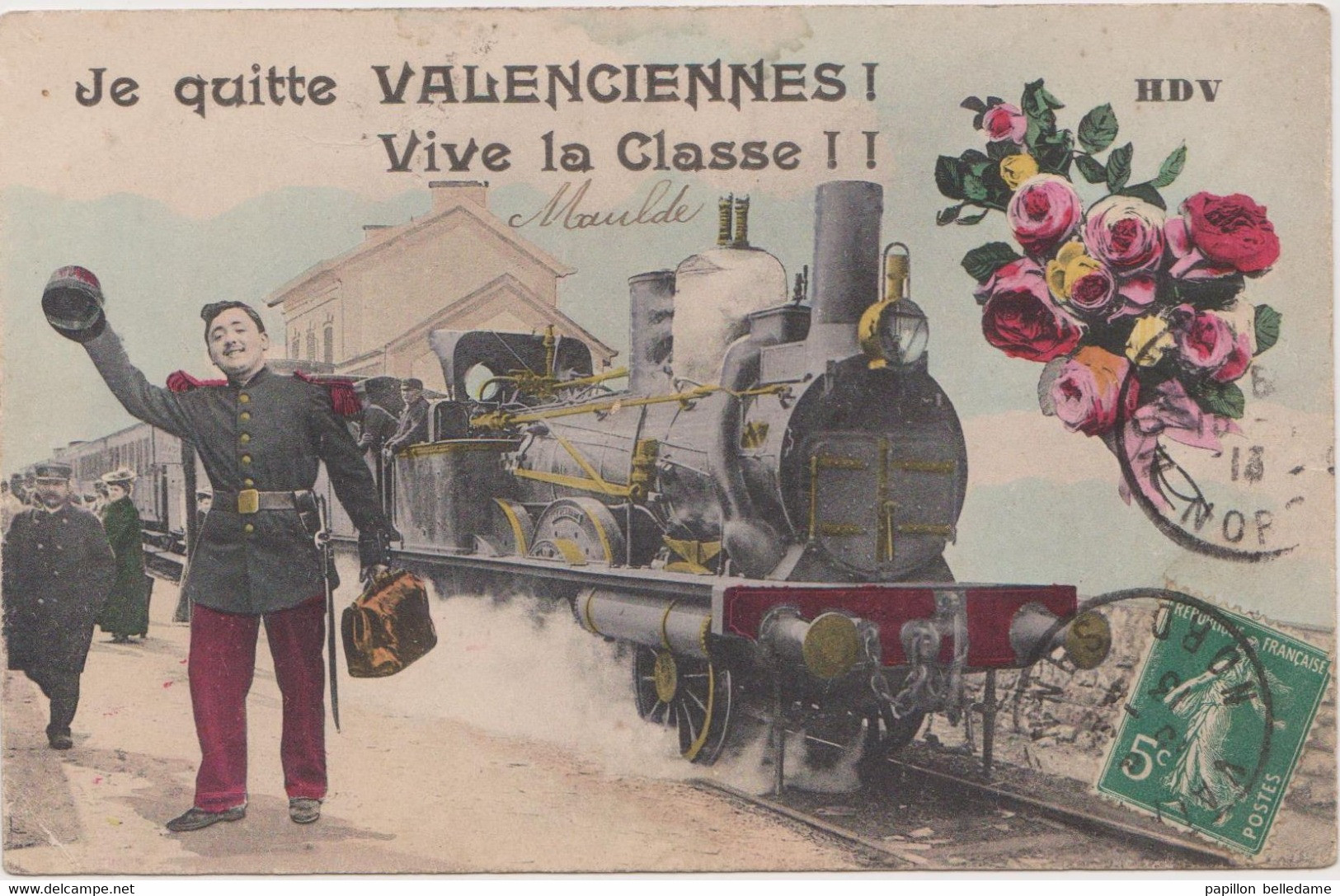 Vive La Classe   Je Quitte VALENCIENNES - Vieux Conde