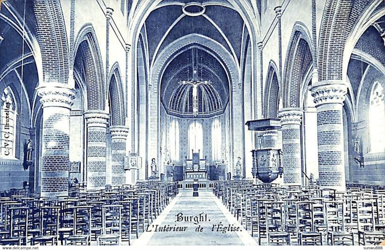 Burght - L'Intérieur De L'Eglise (CVC Bruxelles) - Zwijndrecht