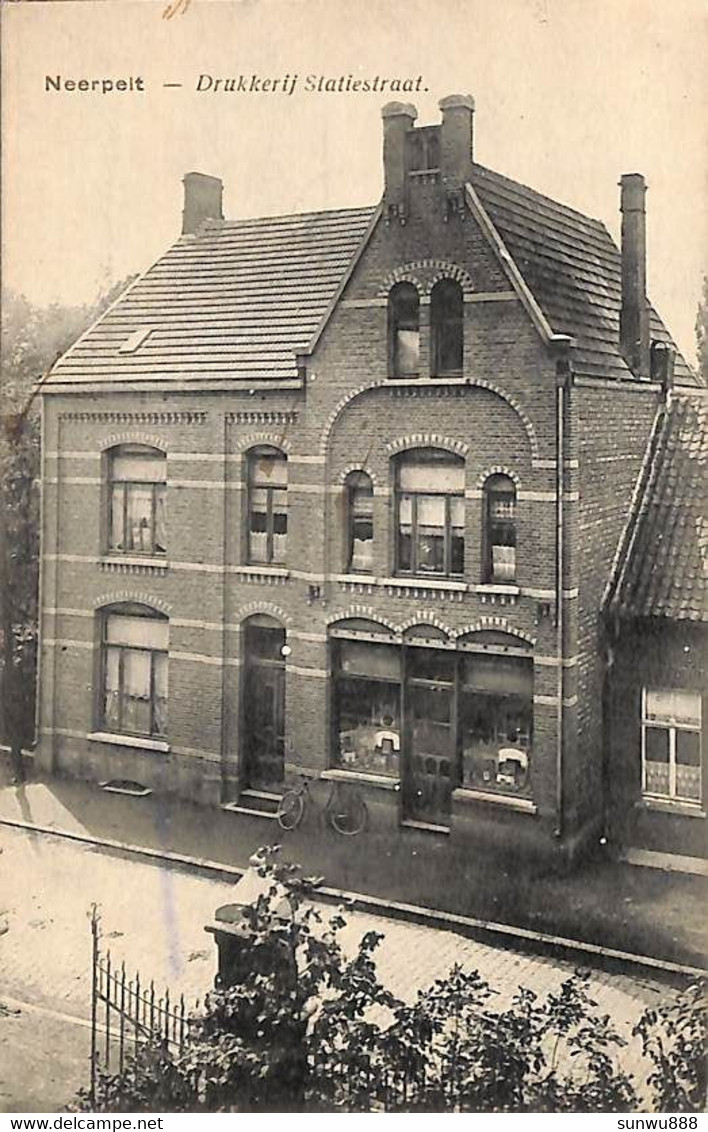 Neerpelt - Drukkerij Statiestraat Uitg. Jacobs En Vonckers PhoB 1919 - Neerpelt