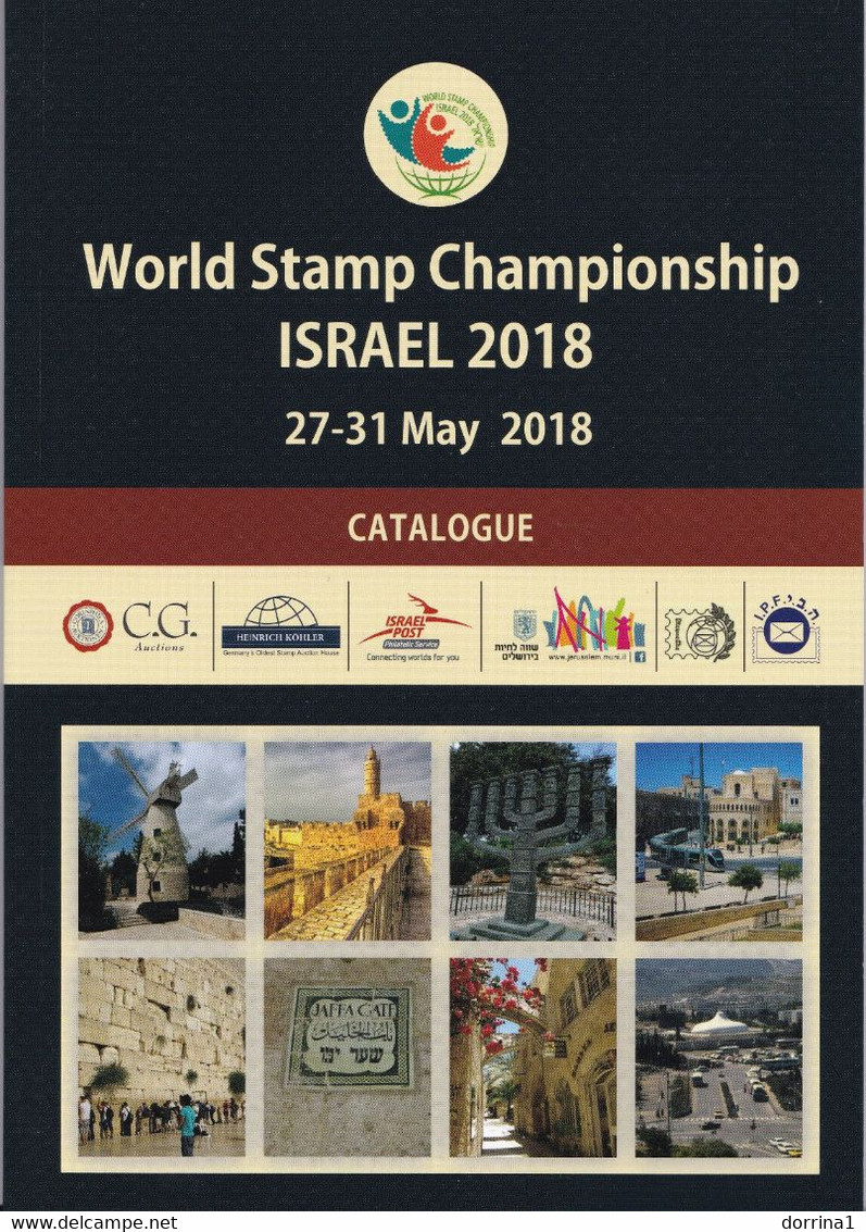 Israel 2018 Jerusalem Souvenir Imperforat Numbered FDC + Exhibition Catalogue - Covers & Documents