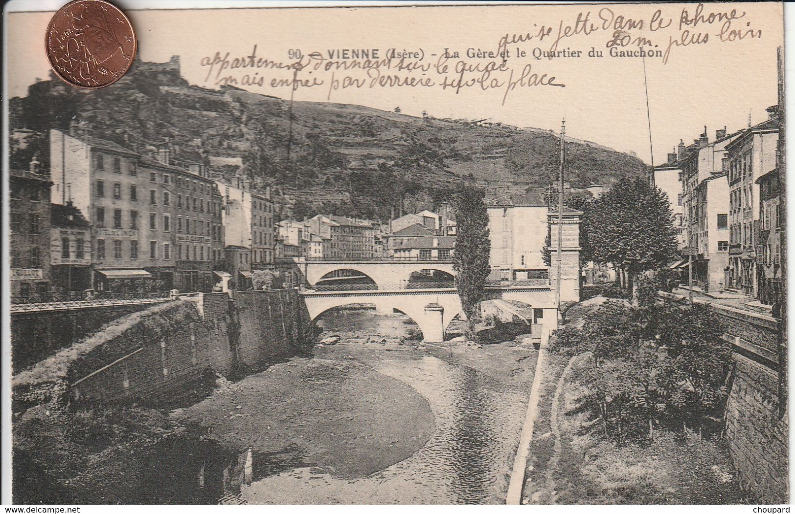 38 - Carte Postale Ancienne  De  VIENNE    Vue Aérienne - Vienne