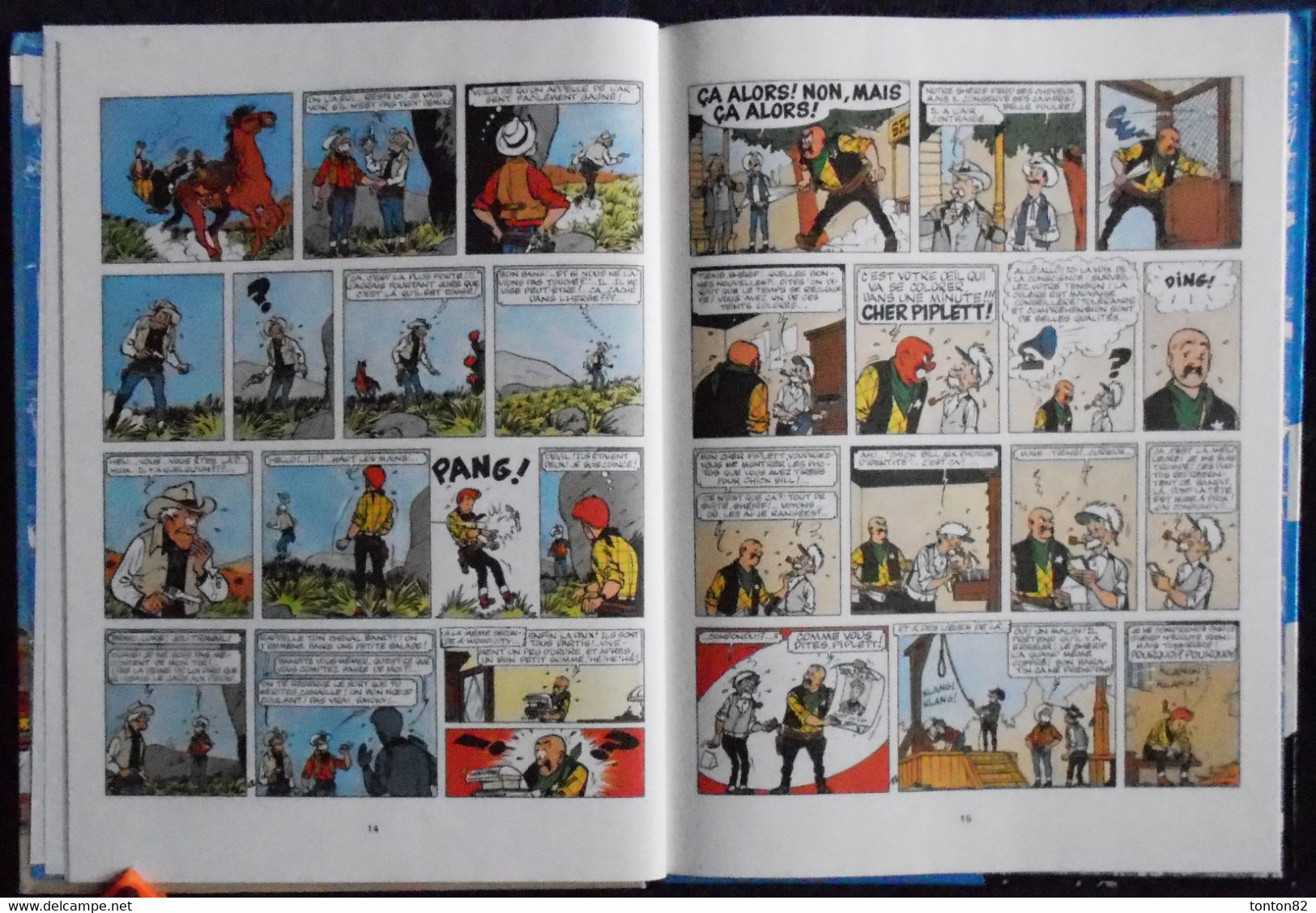 Tibet - Les Aventures De Chick Bill  N° 34 - La Tête Au Mur - Éditions Du Lombard - ( 1981 ) . - Chick Bill