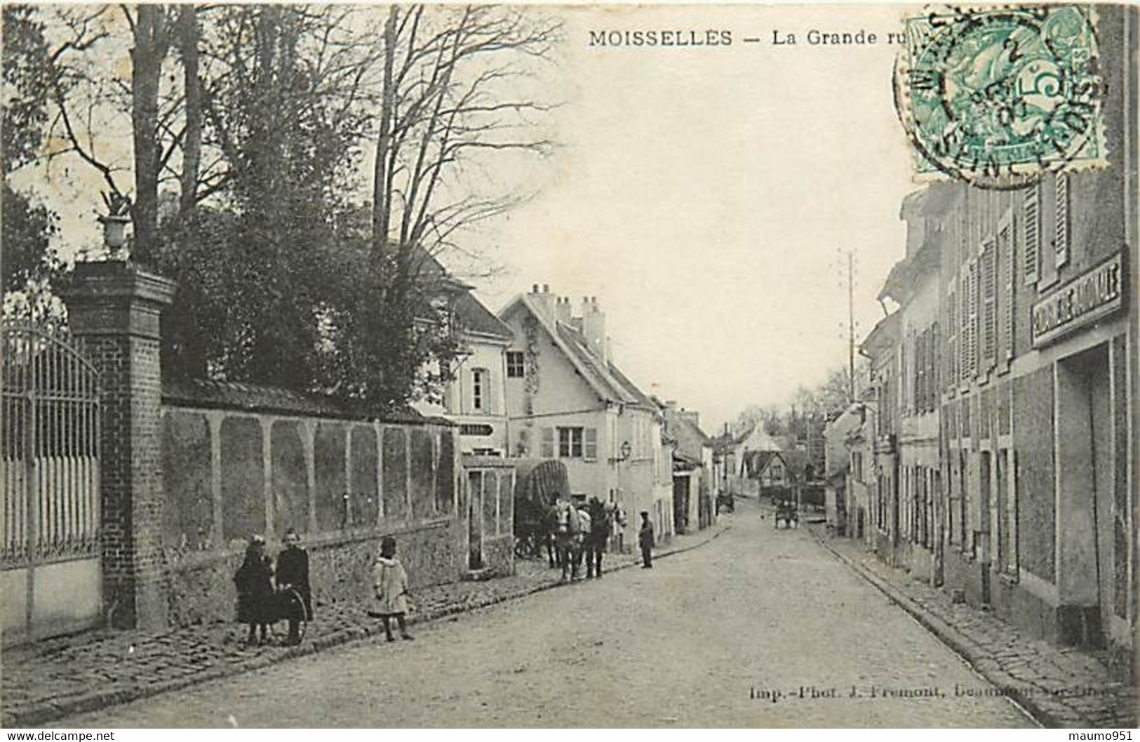 95 MOISSELLES - La Grande Rue - Moisselles