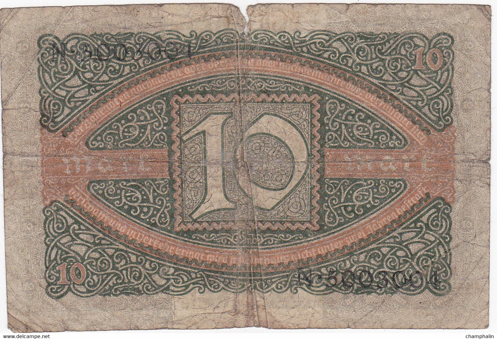 Allemagne - Billet De 10 Mark - 6 Février 1920 - P67a - 10 Mark