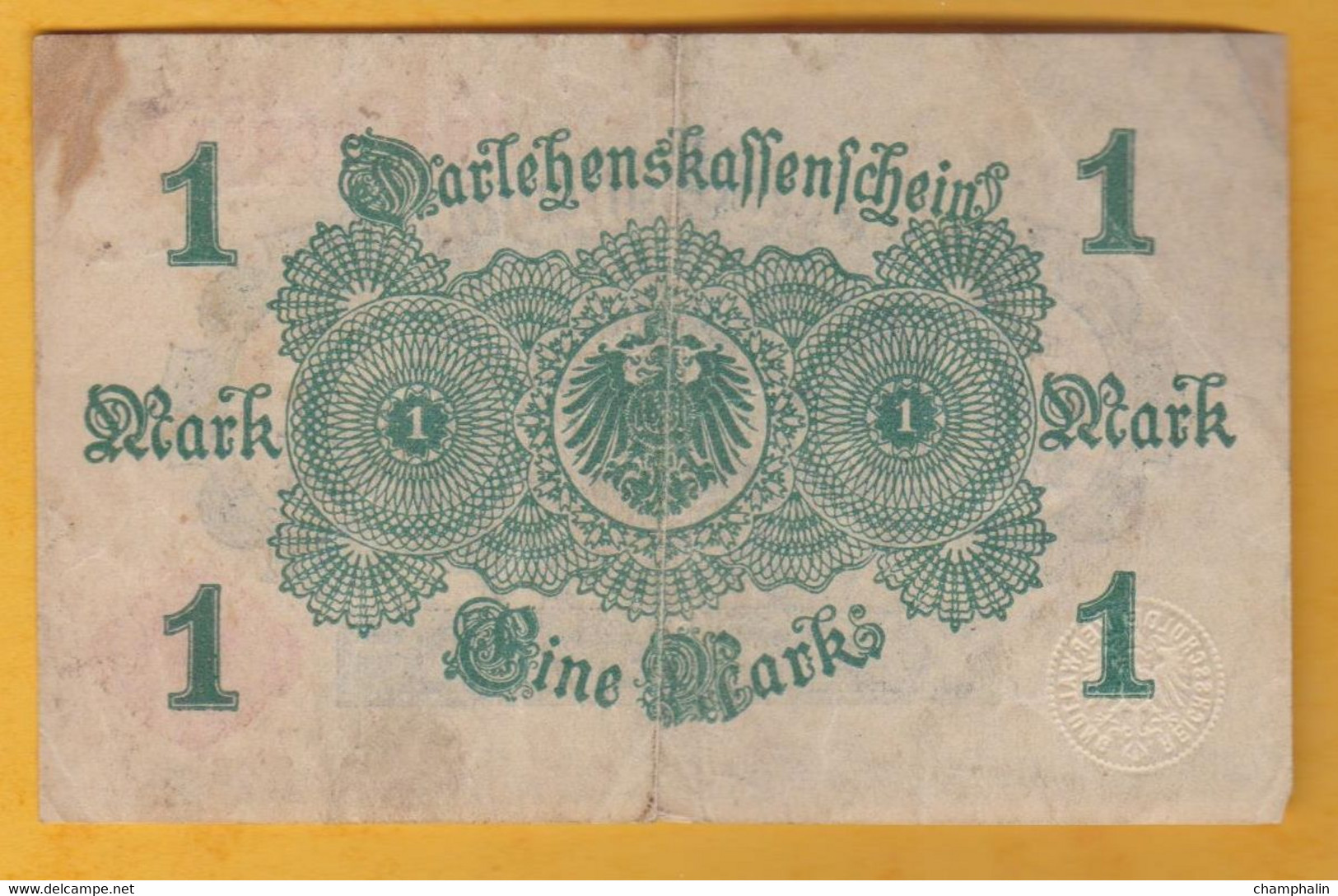 Allemagne - Billet De 1 Mark - 12 Août 1914 - P51 - Autres & Non Classés