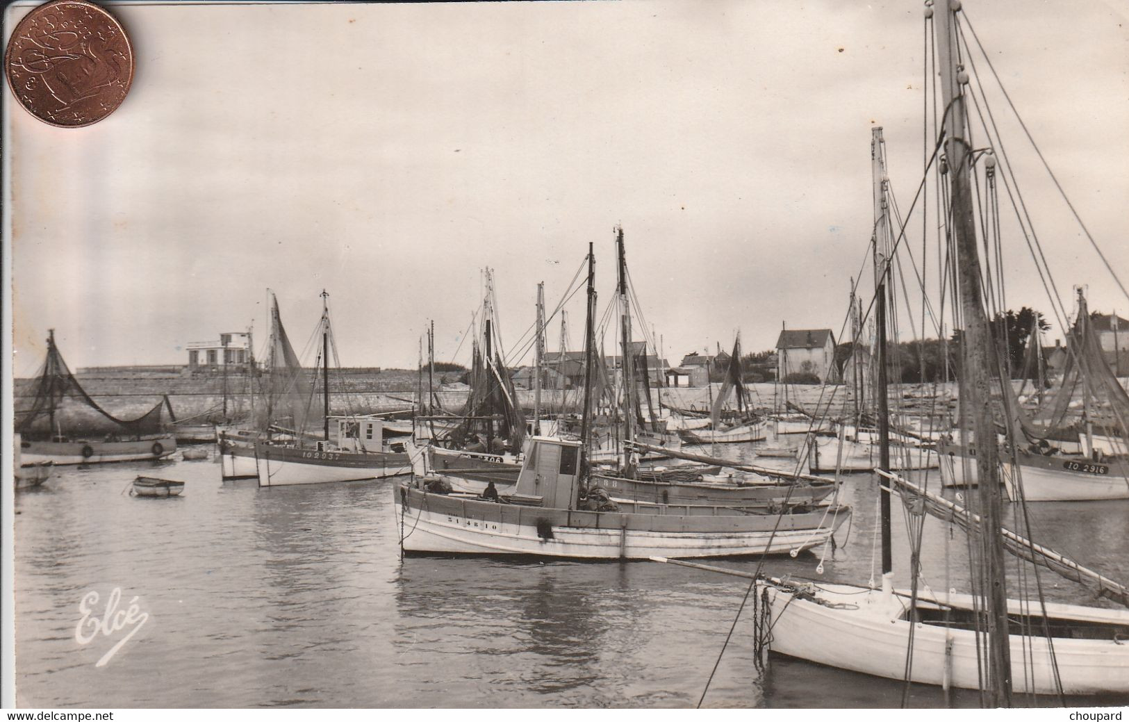 17 - Très Belle Carte Postale Semi Moderne De  L'ILE D'OLERON  La Cotinière   Vue Aérienne - Ile D'Oléron