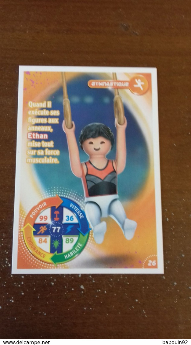 Carte Carrefour Playmobil N°26 - Gymnastics