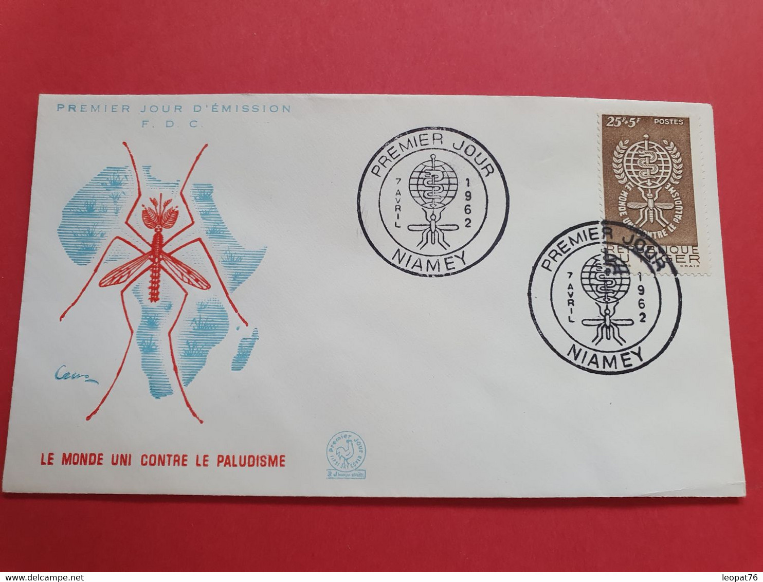 Niger - Enveloppe FDC En 1962 - Paludisme - N 191 - Niger (1960-...)