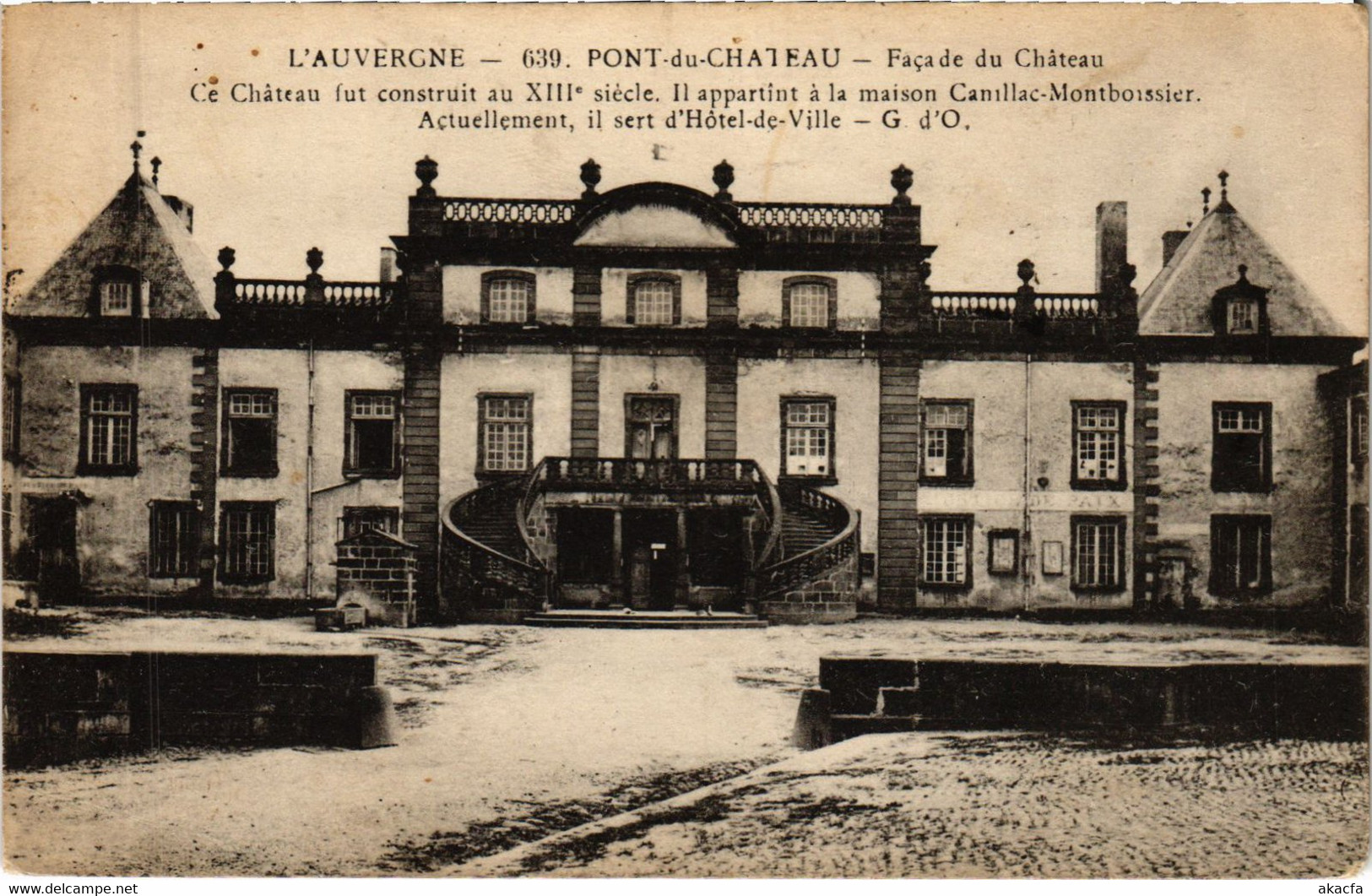 CPA PONT-du-CHATEAU Facade Du Chateau (1256511) - Pont Du Chateau