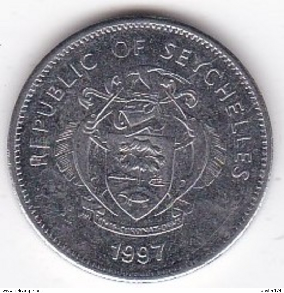 Seychelles 25 Cents 1997. En Cupro Nickel, KM# 49 - Seychelles