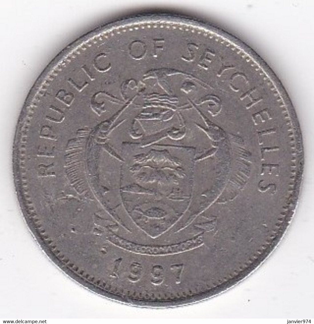 Seychelles 1 Rupee 1997, En Cupro Nickel, KM# 50 - Seychellen