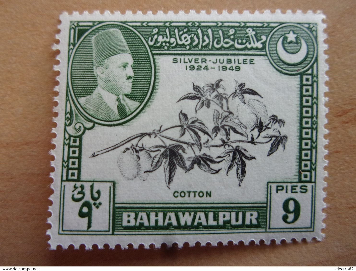 BAHAWALPUR  Sadiq Mohammed Khan Coton Cotton Baumwolle Algodón Cotone 1949 - Bahawalpur