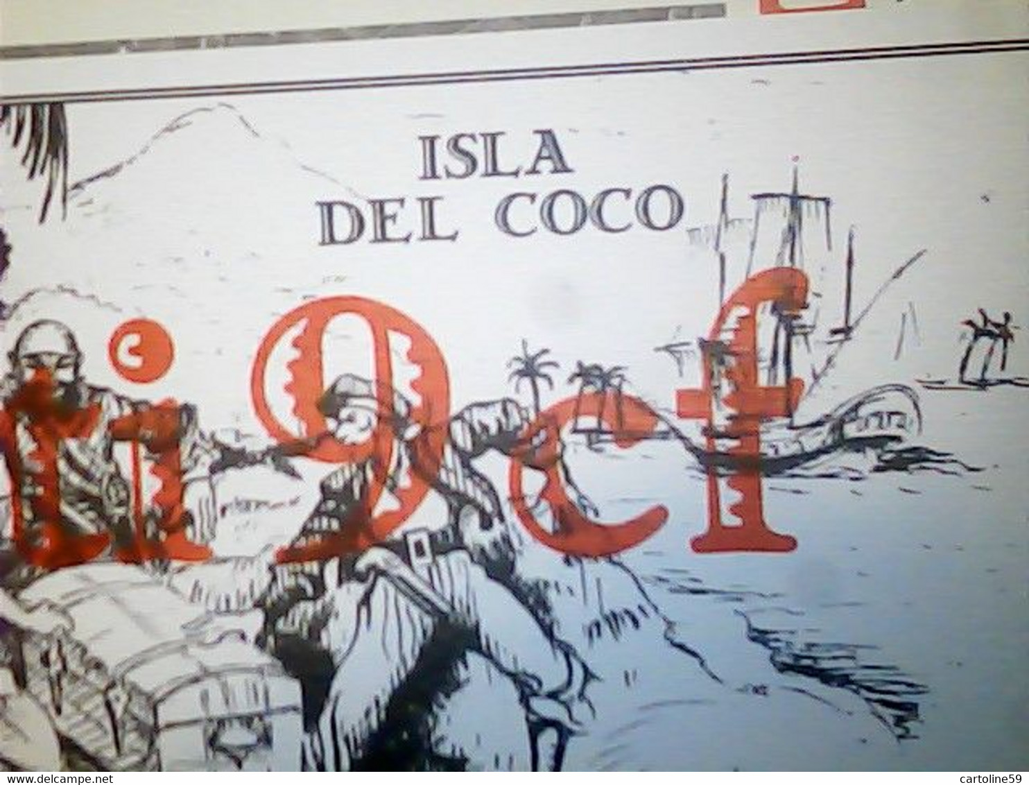 ISLA DEL COCO COSTA RICA     QSL CARD 1997  IY3709 - Costa Rica