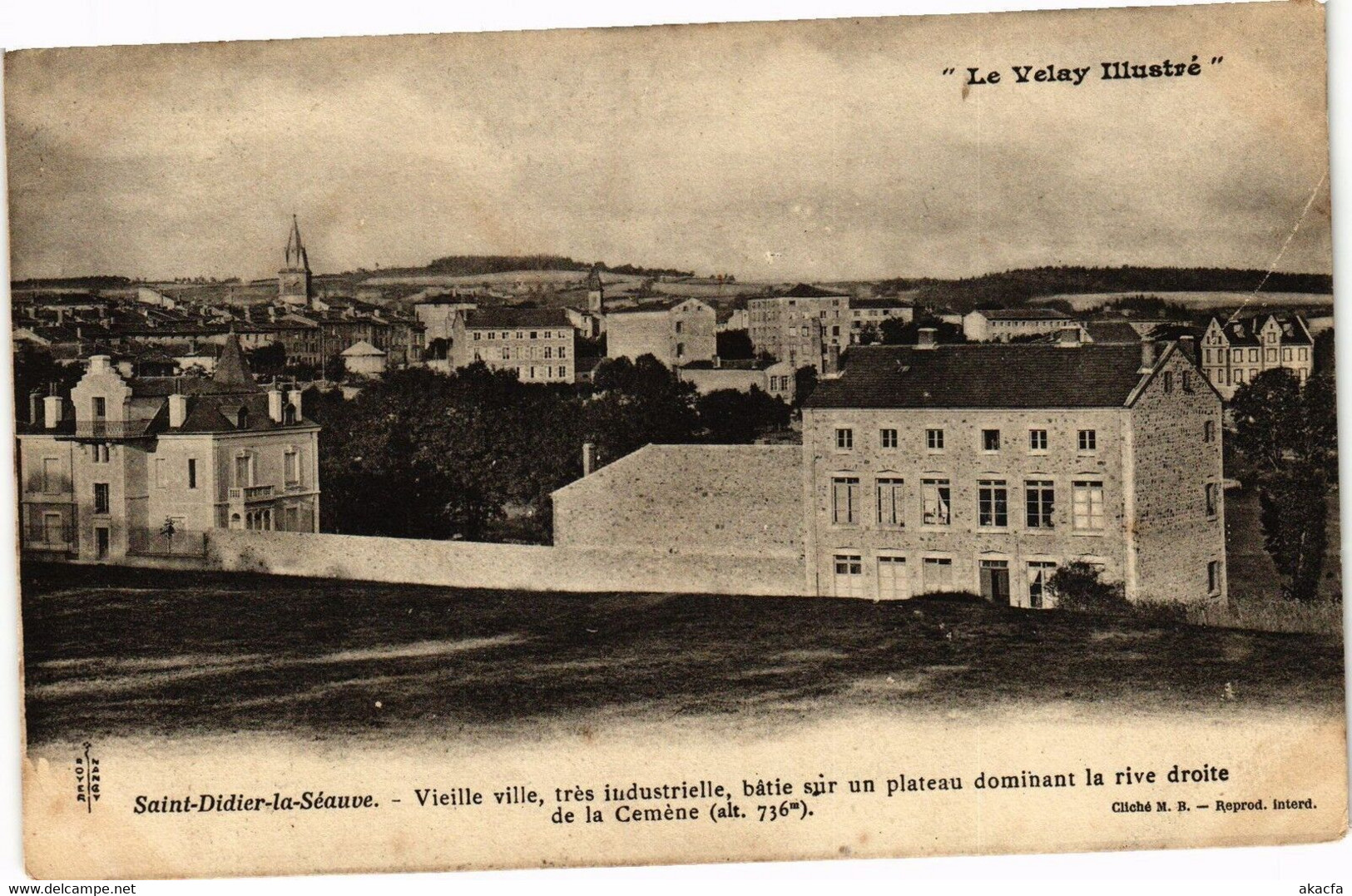 CPA Le VELAY Illustre - St-Didier-laSeauve-Vieille Ville Tres... (202665) - Saint Didier En Velay