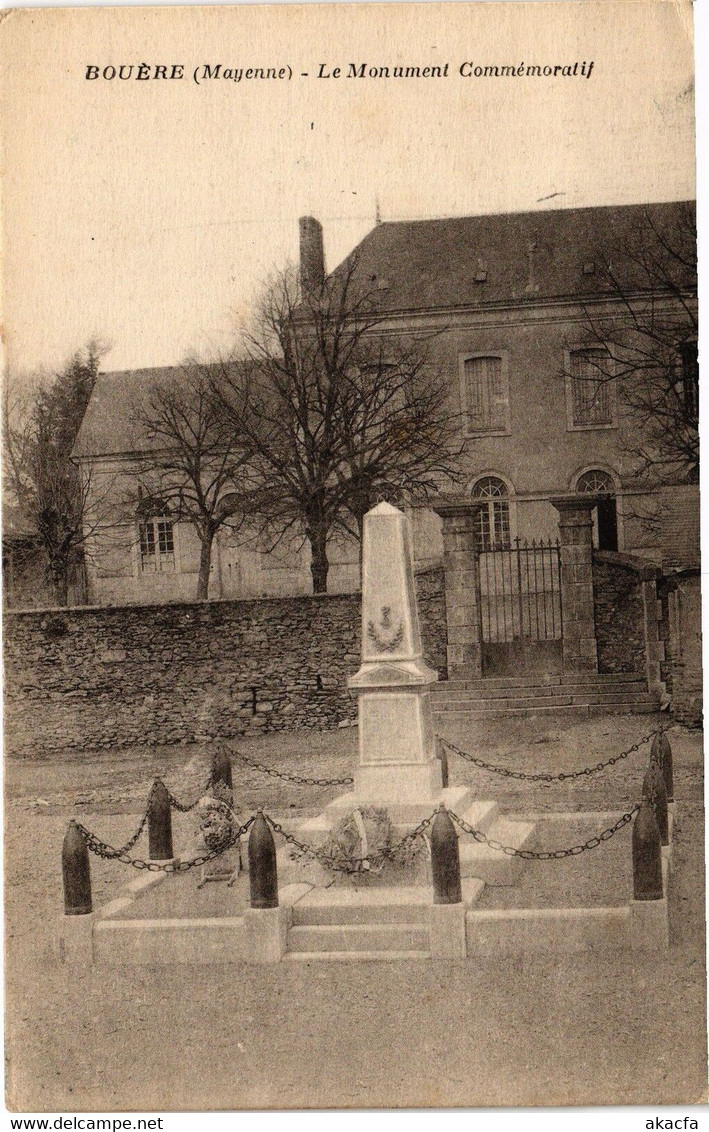 CPA Bouere .- Le Monument (191098) - Crez En Bouere