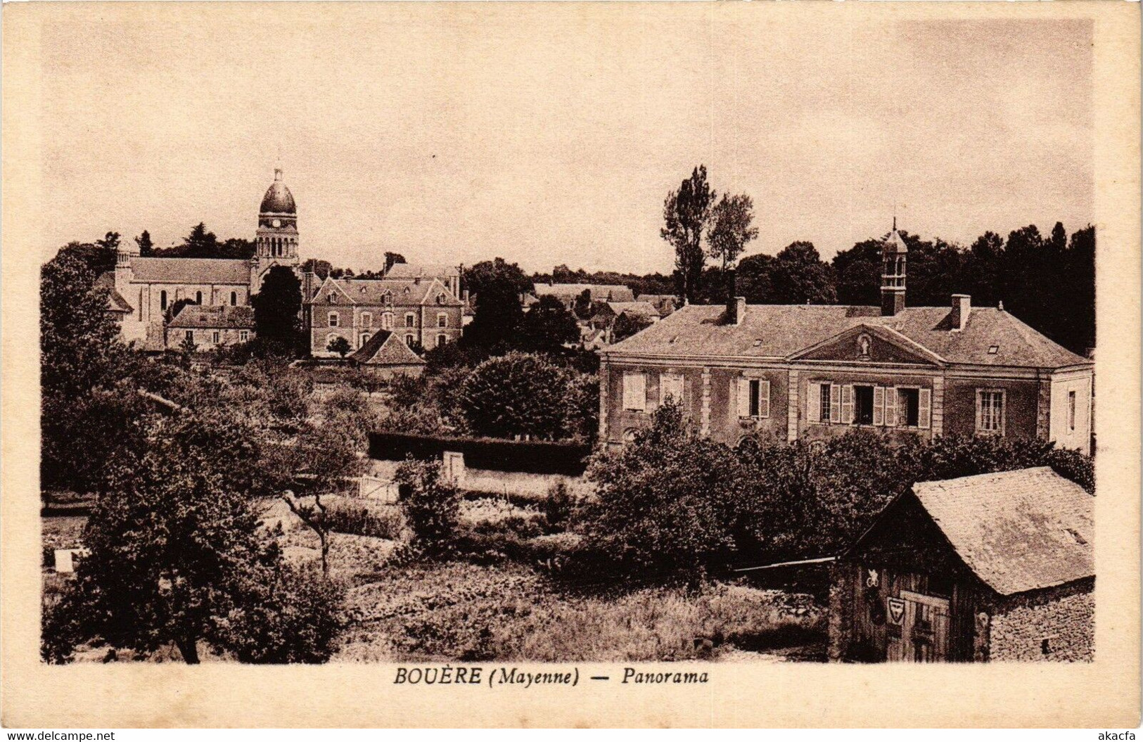 CPA Bouere .- Panorama (191105) - Crez En Bouere