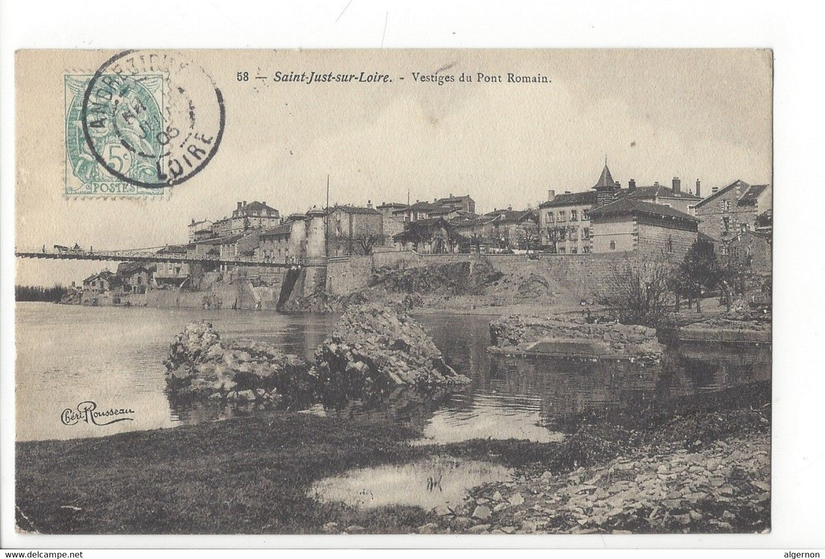 30525 - Saint-Just-sur-Loire Vestiges Du Pont Romain - Saint Just Saint Rambert