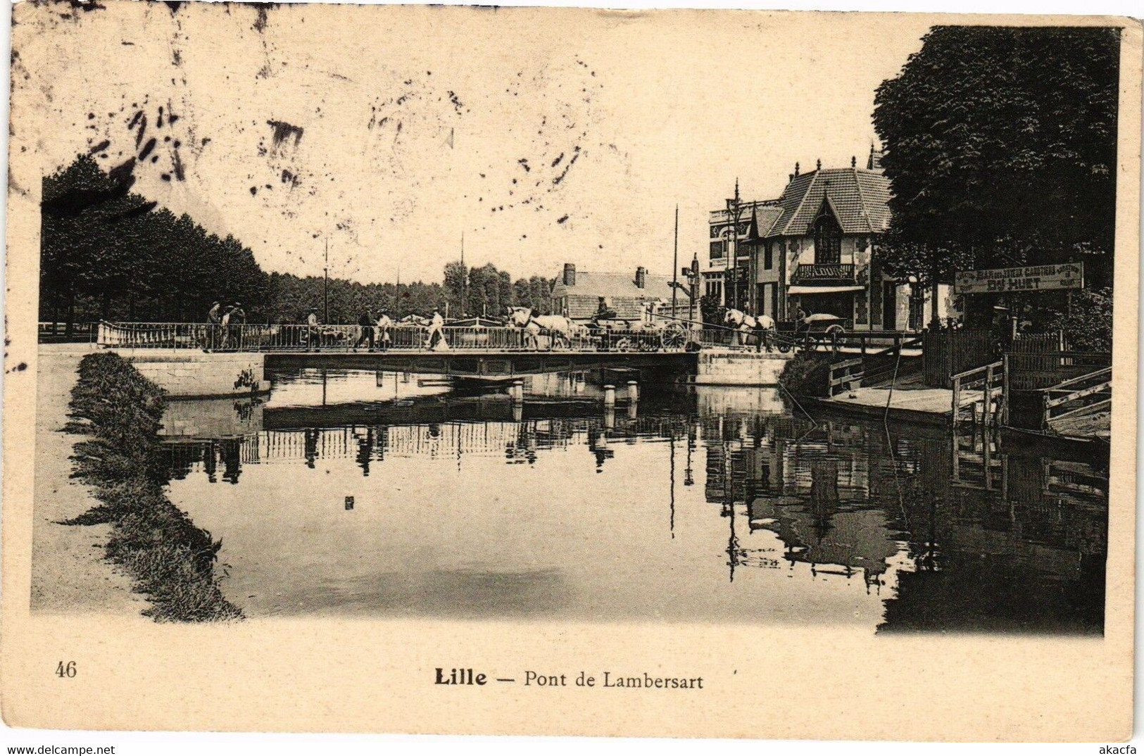 CPA LILLE - Pont De LAMBERSART (204526) - Lambersart