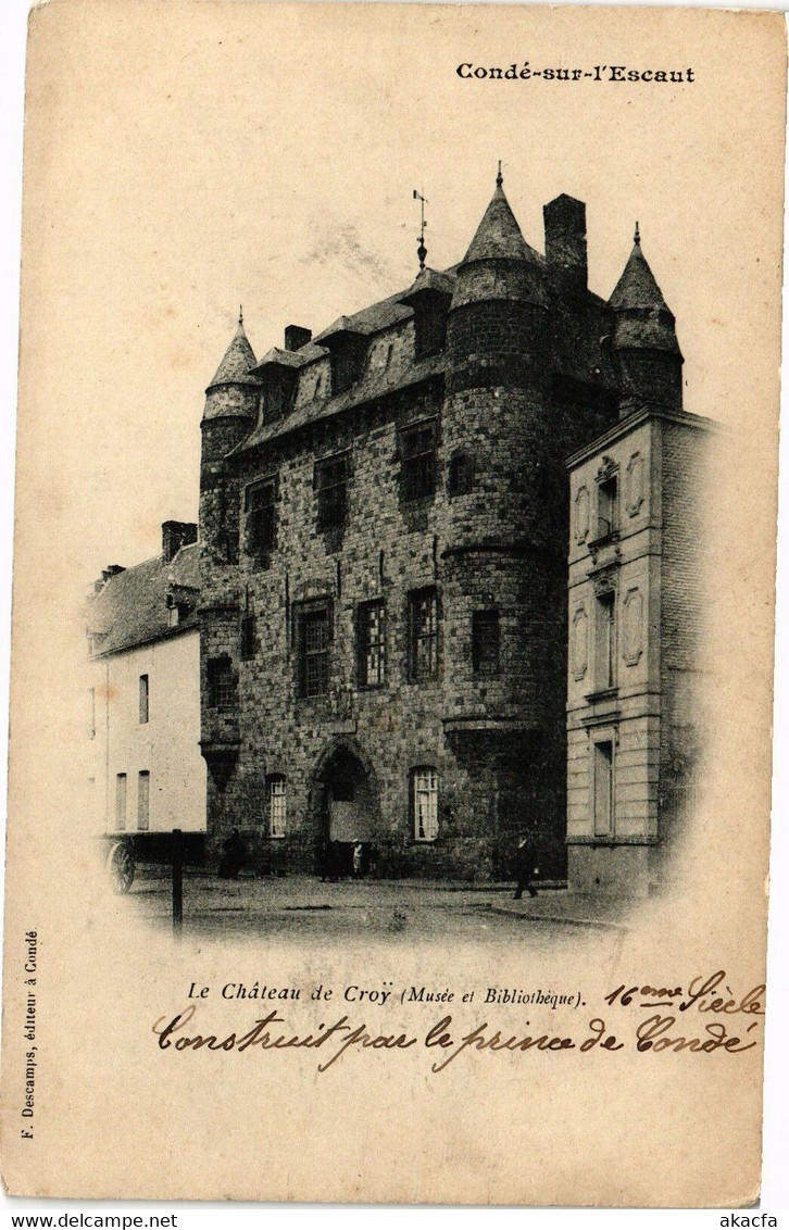 CPA CONDÉ-sur-L'ESCAUT. - Le Chateau De CROY (190654) - Conde Sur Escaut