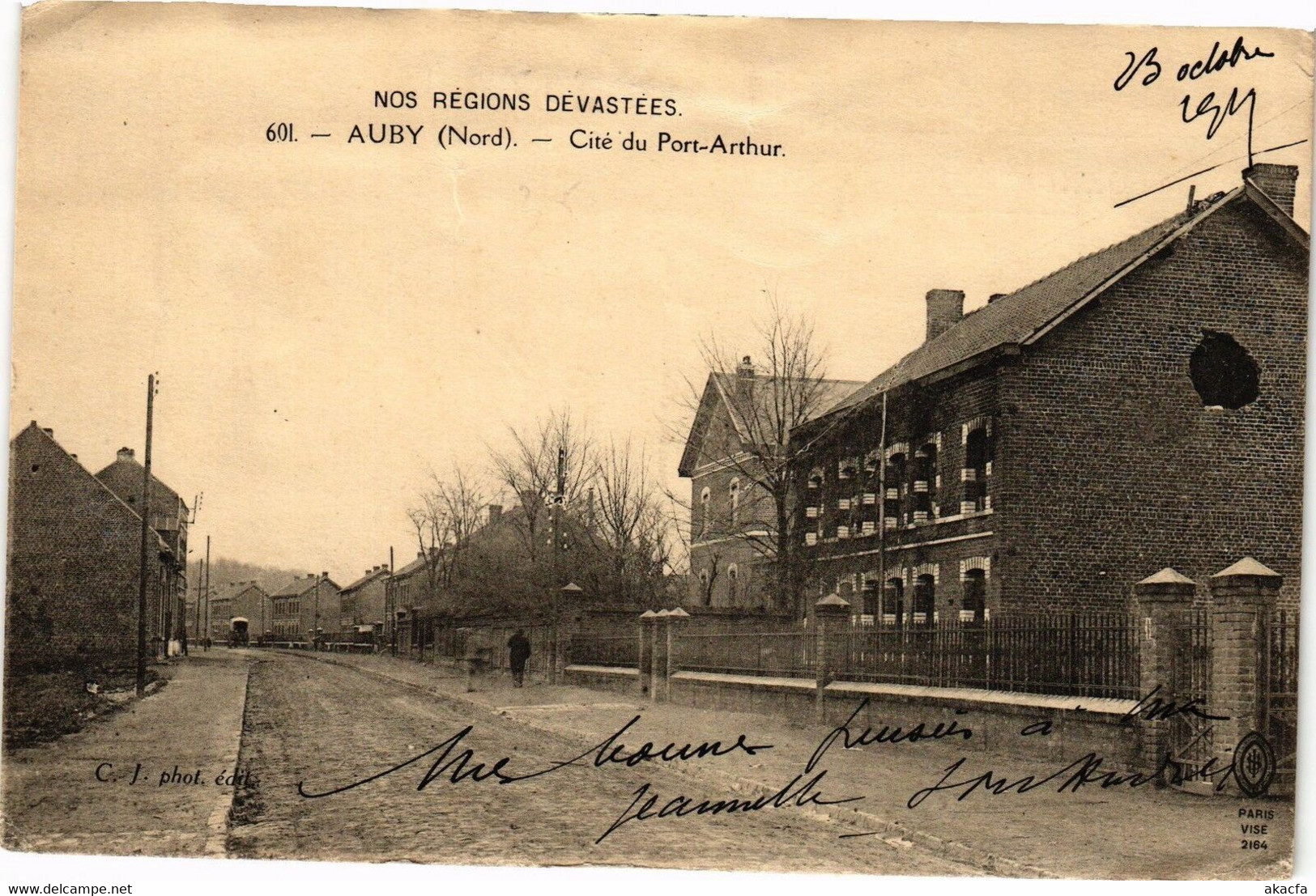 CPA Nos Regions Devastées - Auby - Cite Du Port-Arthur (204826) - Auby