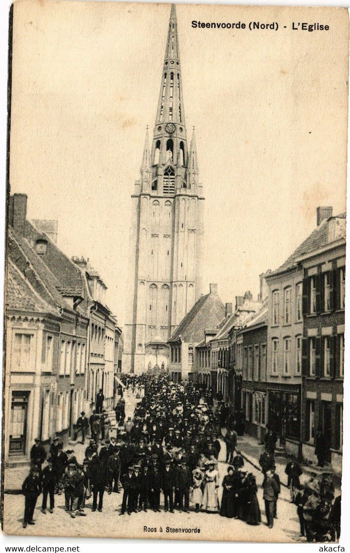 CPA STEENWOORDE - L''Église (205243) - Steenvoorde