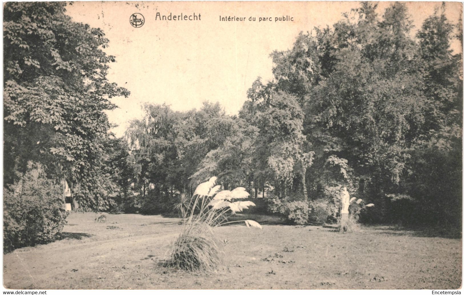 CPA Carte Postale Belgique Bruxelles Anderlecht Intérieur Du Parc Public 1922VM58125 - Anderlecht