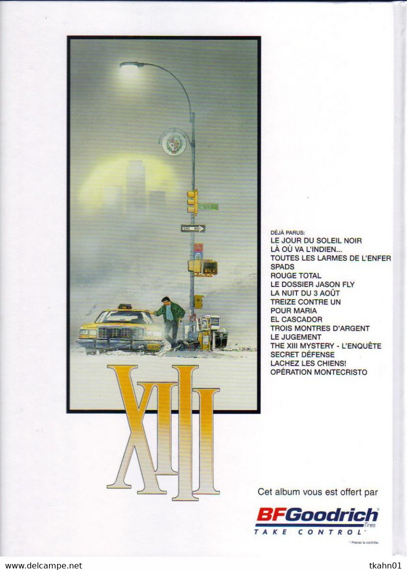 XIII  N° 16     " OPERATION MONTECRISTO "  " E-O "  DE 2005 - XIII