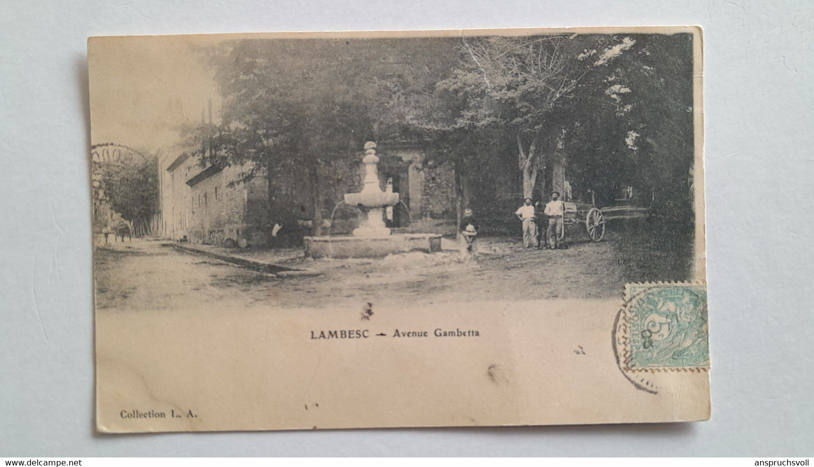 CPA - 13 - LAMBESC - Avenue Gambetta - Lambesc