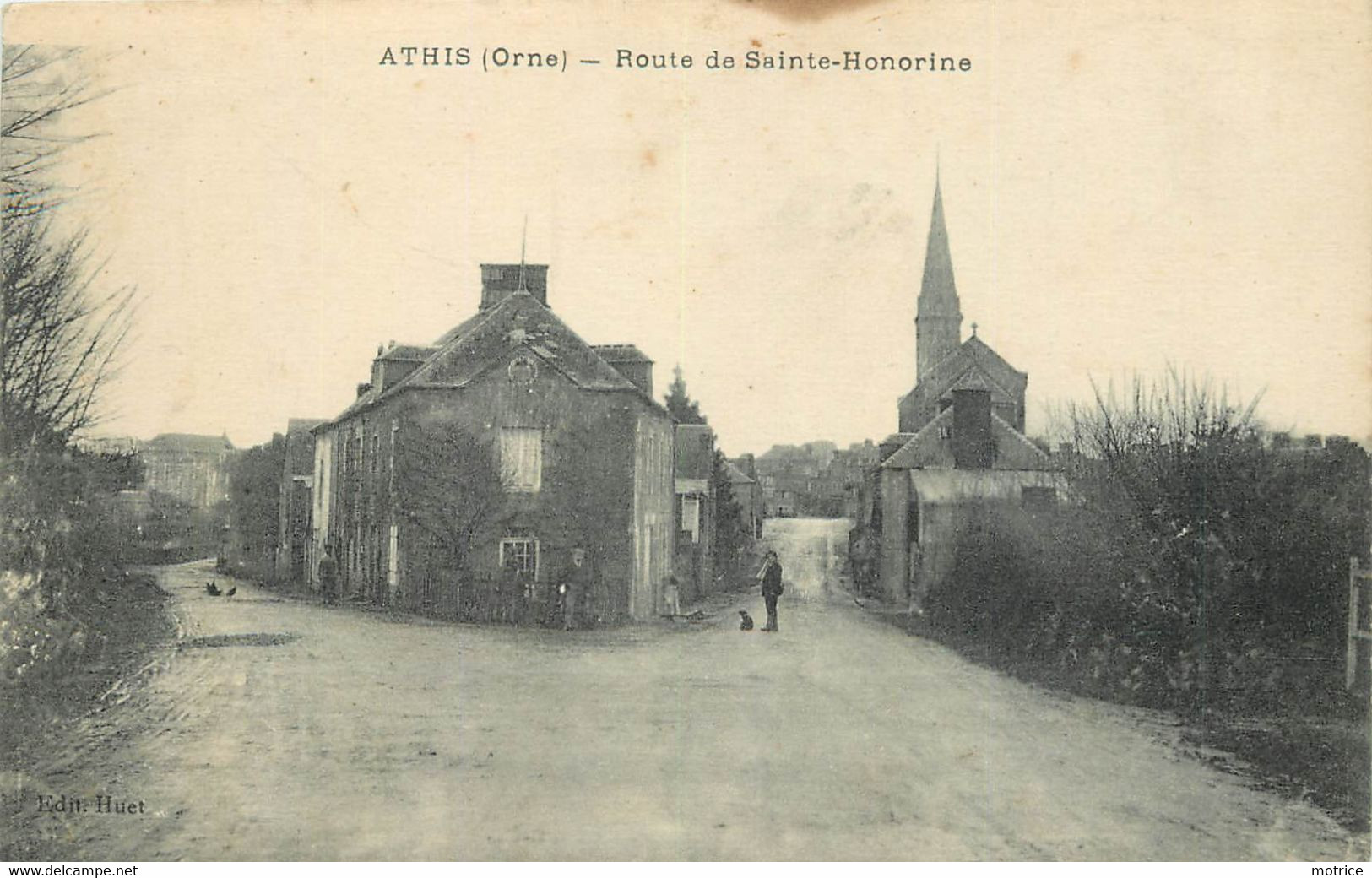 ATHIS - Route De Sainte-Honorine. - Athis De L'Orne