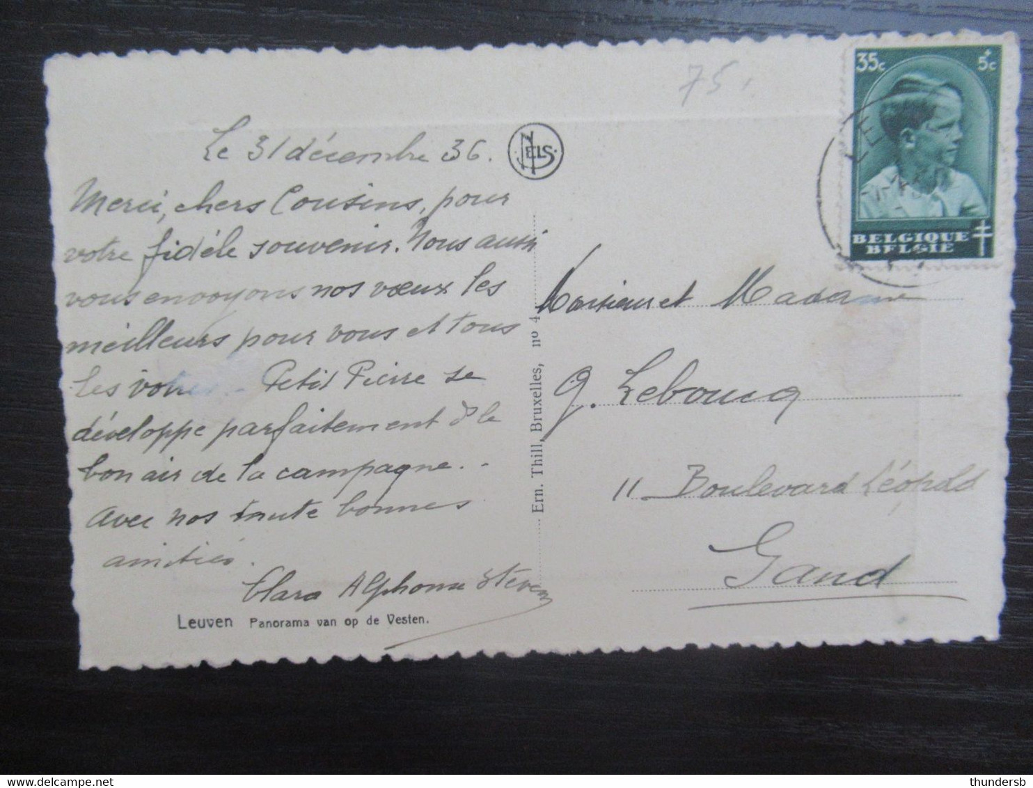 Kleine Verzameling Poststukken En Zegels Met Afstempeling 'Eecloo' - Oblitérés