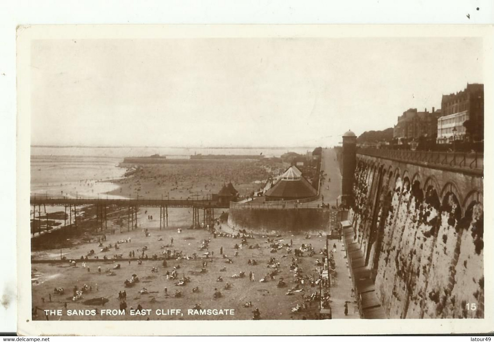 The  Sands  From East Cliff  Ramsgate 1929 - Ramsgate