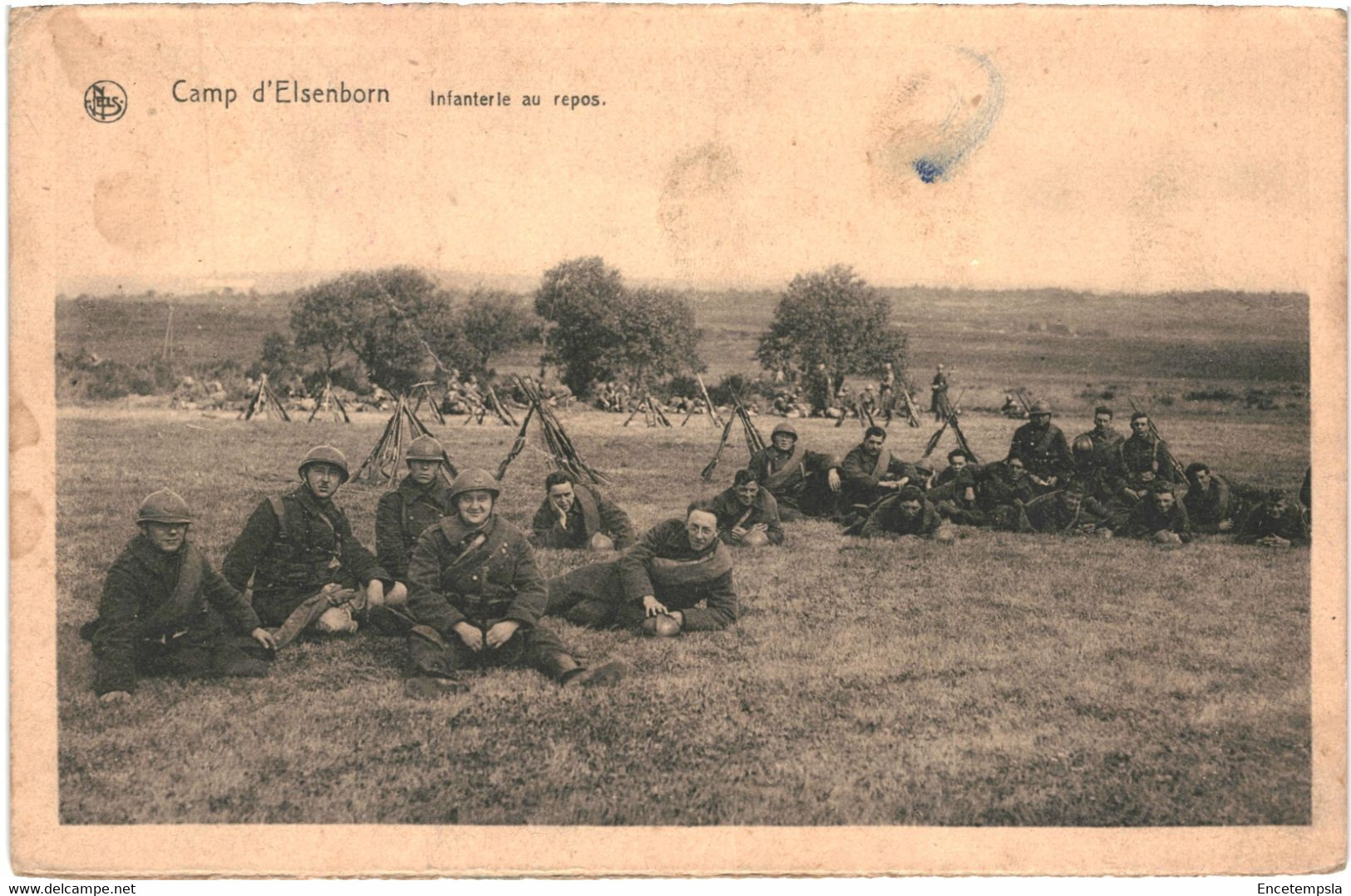 CPA Carte Postale Belgique Elsenborn Camp Infanterie Au Repos 1928 VM58147 - Butgenbach - Butgenbach