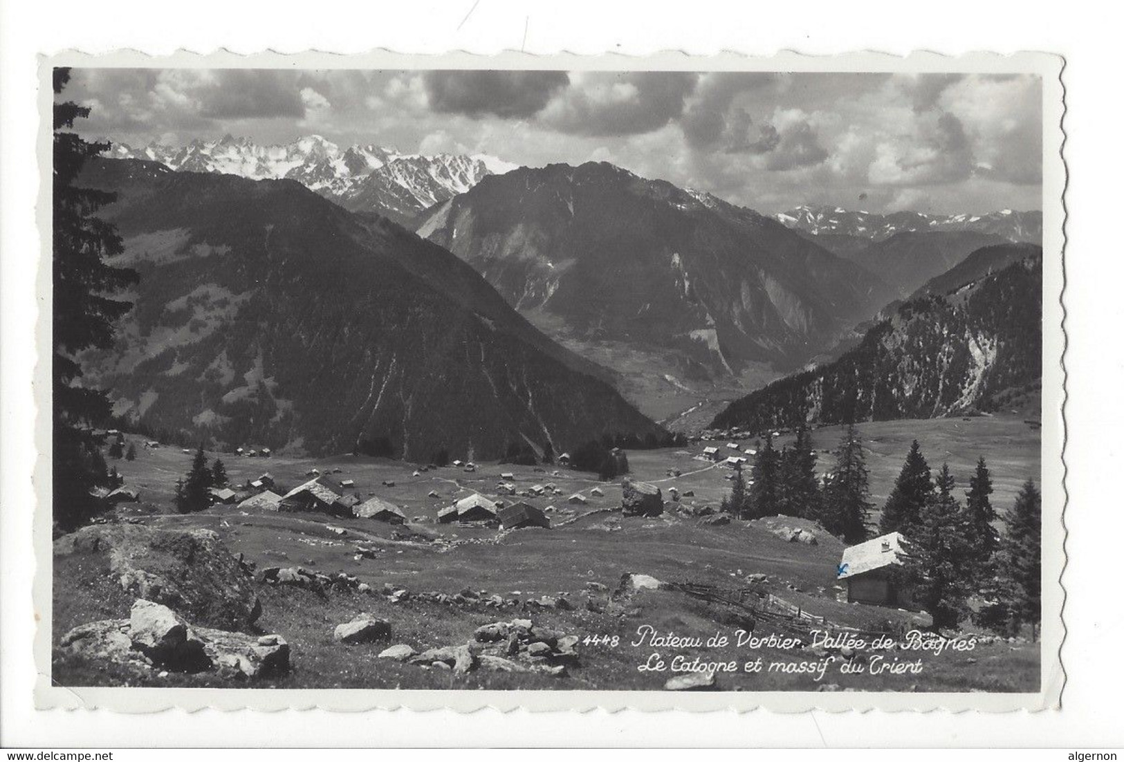 30531 - Plateau De Verbier Vallée De Bagnes Le Catogne Et Massif Du Trient - Bagnes