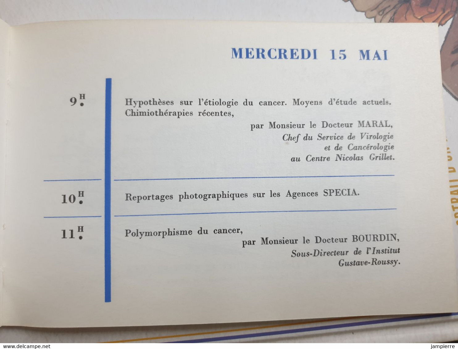 Programme De 36 Pages De La Réunion Générale De La Specia En 1957 - Programs