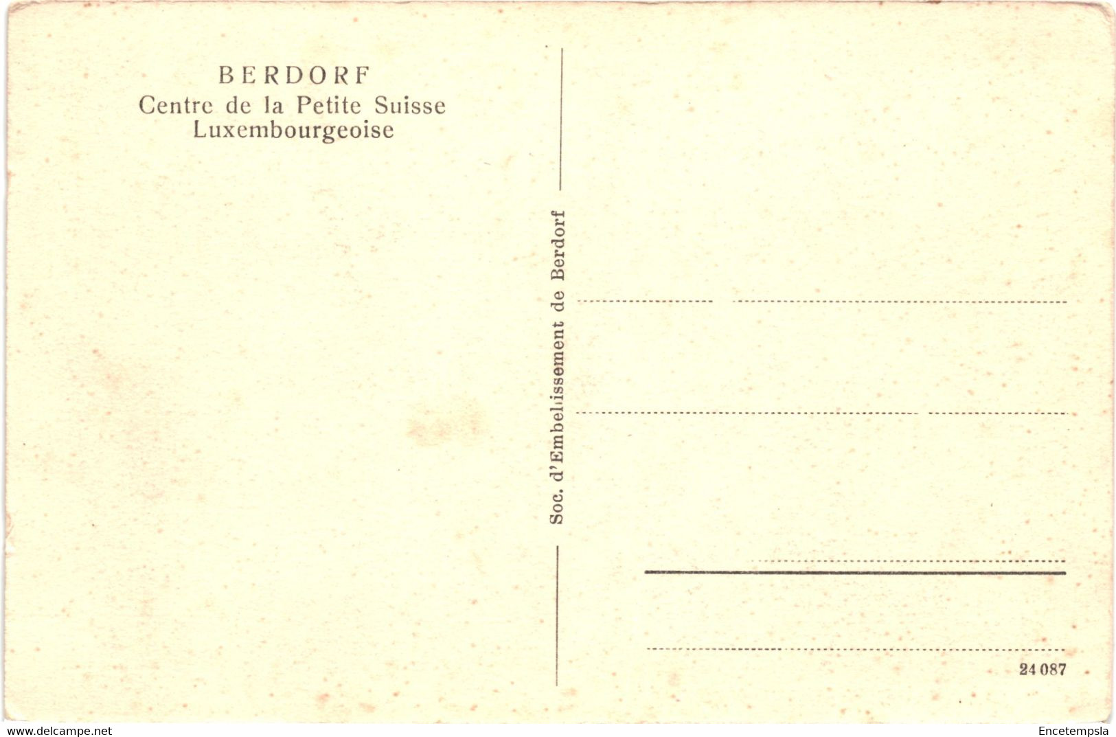 CPA Carte Postale  Luxembourg Berdorf  Roitzbachheide Et Ile Du Diable  VM58156 - Berdorf